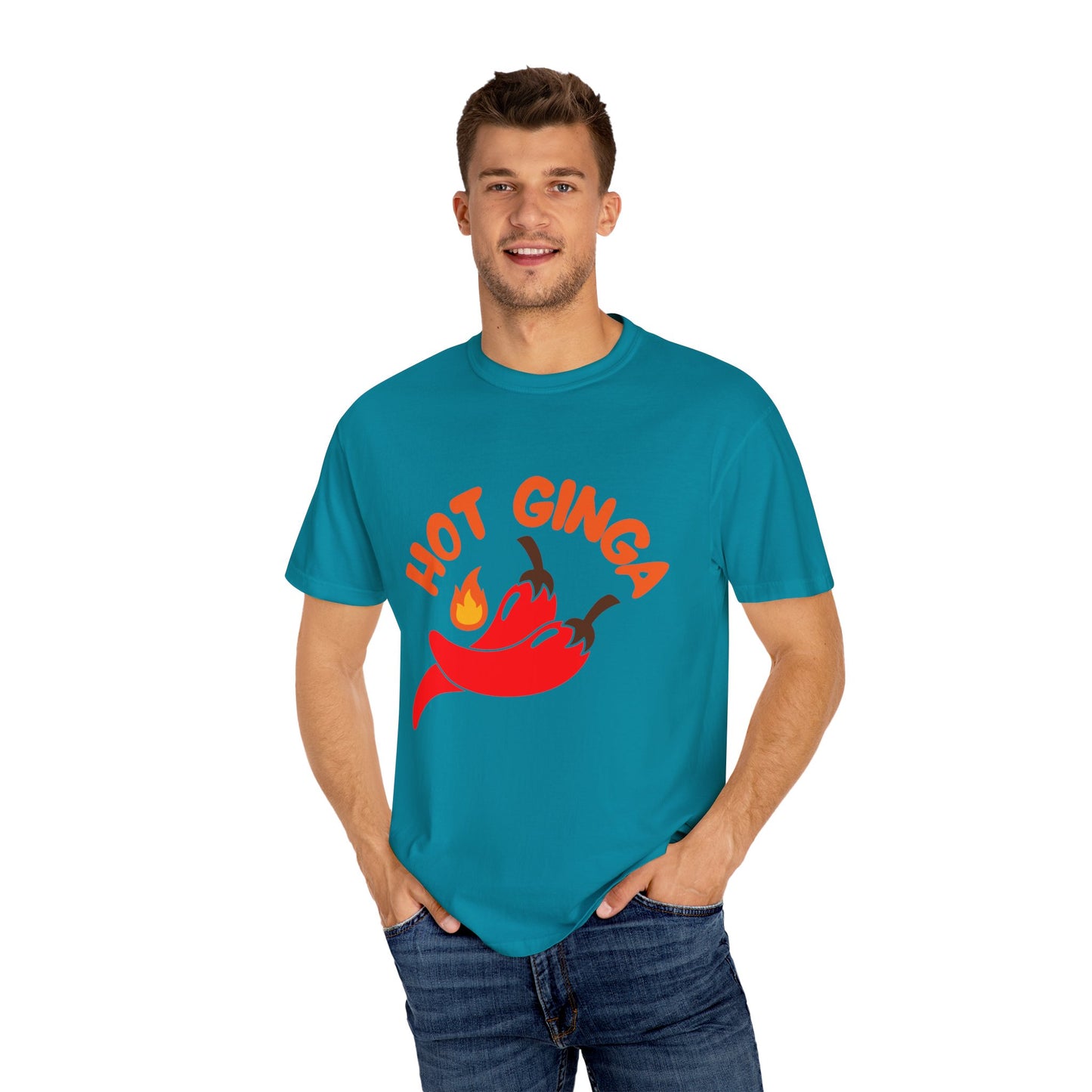 Spicy Chili T-Shirt, Hot Ginga Tee, Casual Summer Top, Gift for Spice Lovers, Unisex Graphic Shirt, Trendy Streetwear