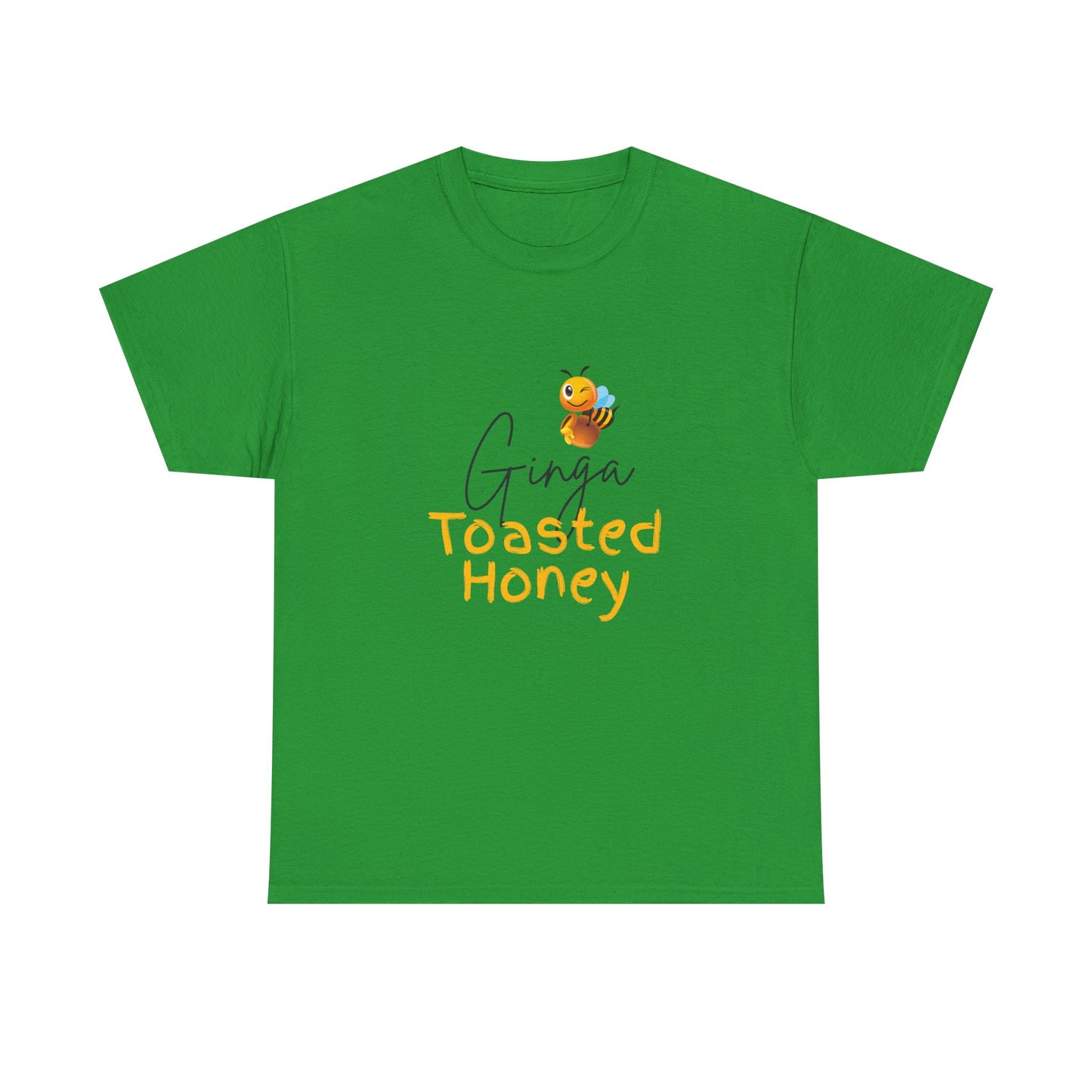 Bee-Themed Unisex Heavy Cotton Tee - Perfect Gift for Honey Lovers, Casual Wear, Eco-Friendly, Birthday, Honey Appreciation