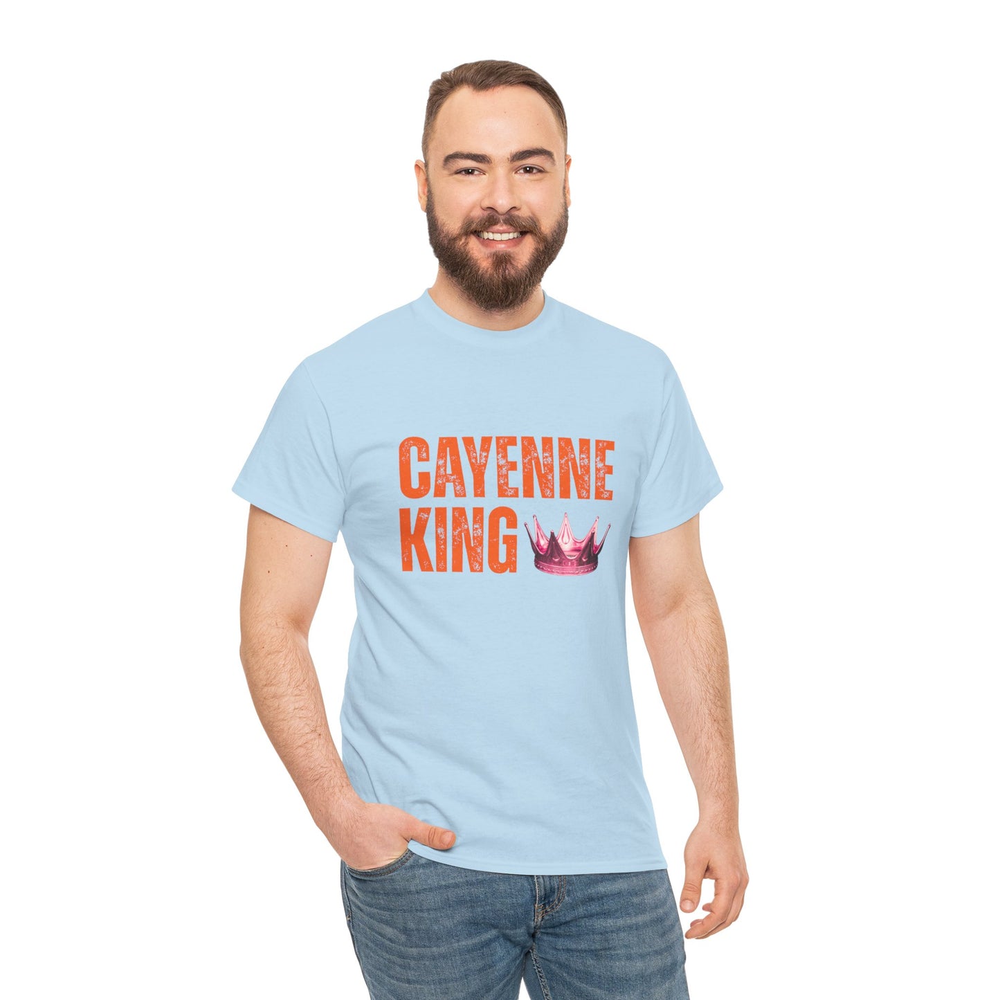 Cayenne King Cotton Tee | Unisex Graphic T-Shirt, Casual Wear, Birthday Gift, Affordable Fashion, Everyday Comfort