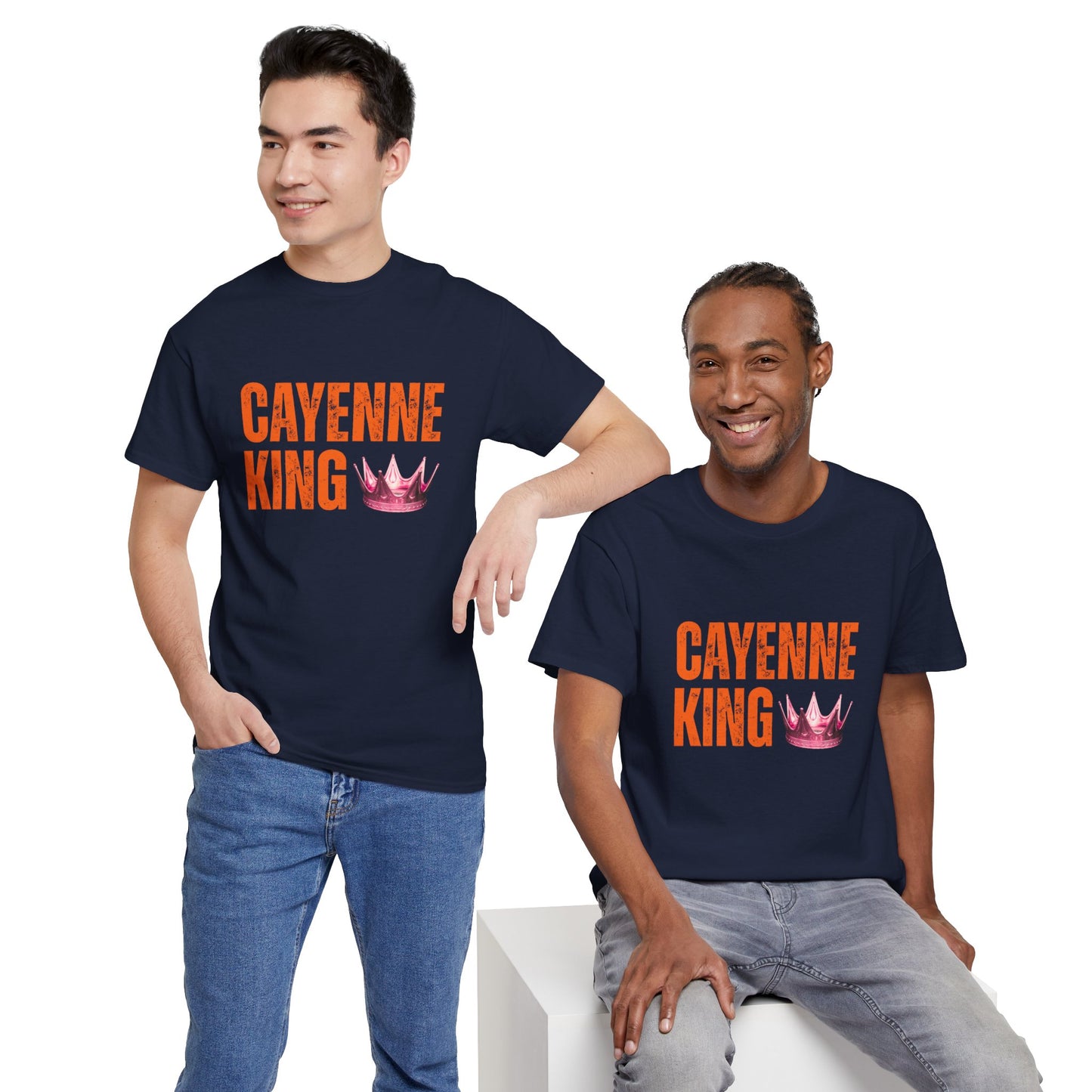 Cayenne King Cotton Tee | Unisex Graphic T-Shirt, Casual Wear, Birthday Gift, Affordable Fashion, Everyday Comfort