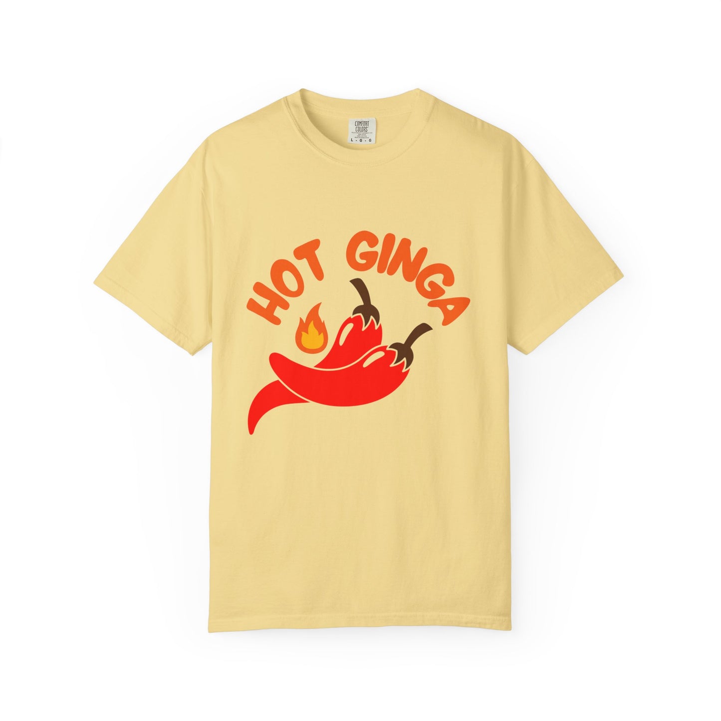 Spicy Chili T-Shirt, Hot Ginga Tee, Casual Summer Top, Gift for Spice Lovers, Unisex Graphic Shirt, Trendy Streetwear