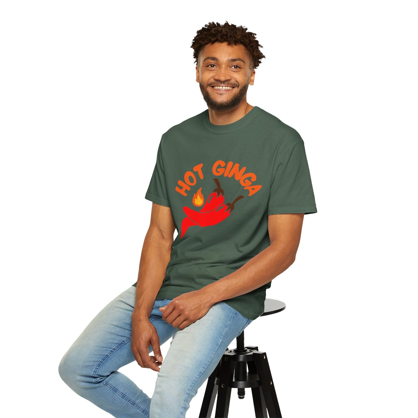 Spicy Chili T-Shirt, Hot Ginga Tee, Casual Summer Top, Gift for Spice Lovers, Unisex Graphic Shirt, Trendy Streetwear