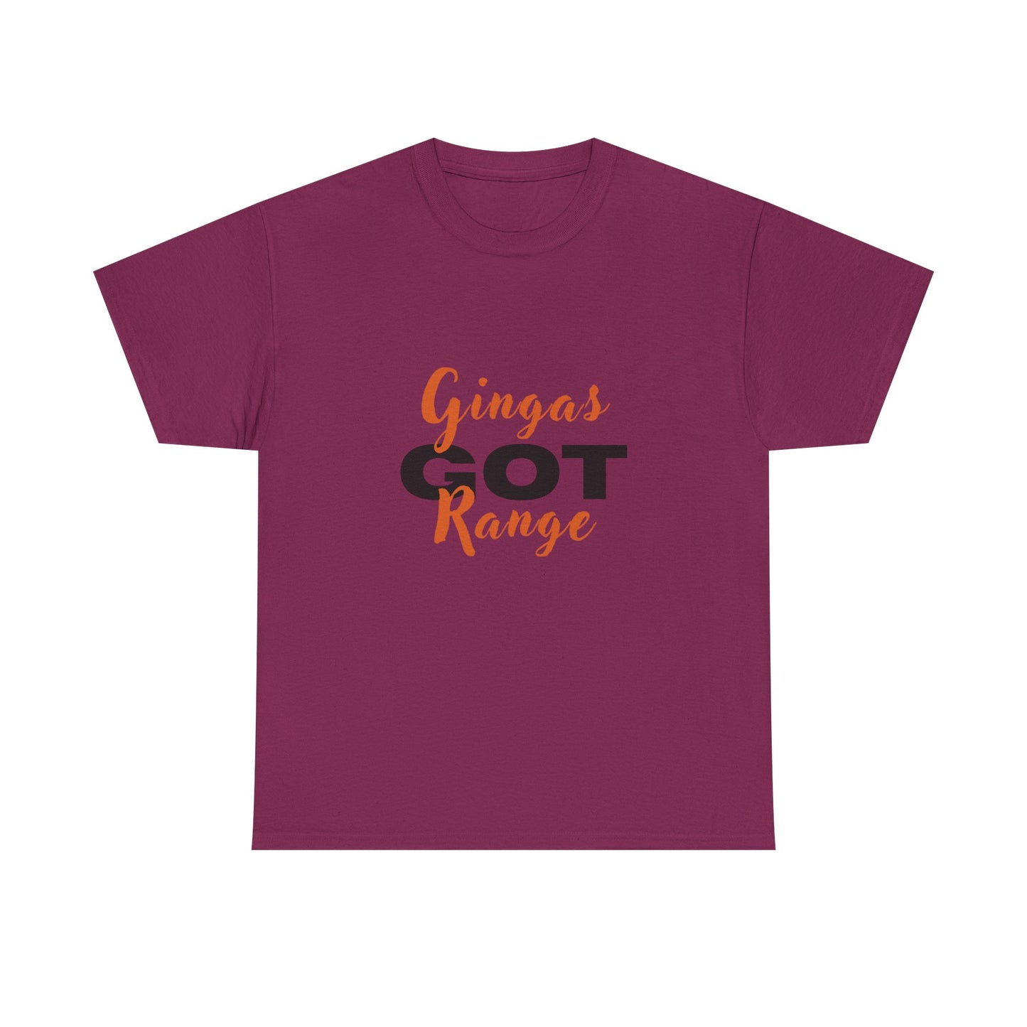 Gingas Got Range Unisex Heavy Cotton Tee, Funny Tee, Gift for Ginger Lovers, Casual Wear, Unique Statement Shirt