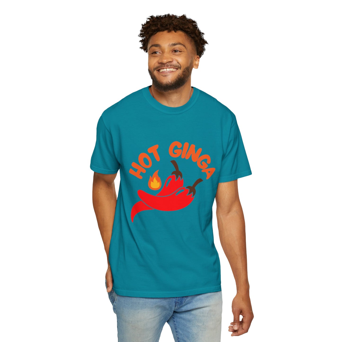 Spicy Chili T-Shirt, Hot Ginga Tee, Casual Summer Top, Gift for Spice Lovers, Unisex Graphic Shirt, Trendy Streetwear