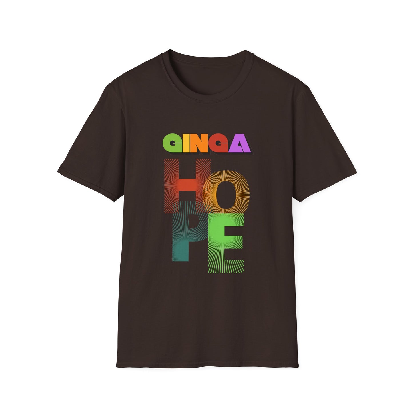 Colorful Hope Unisex T-Shirt, Inspirational Gift, Positive Message Tee, Casual Wear, Self-Care Apparel