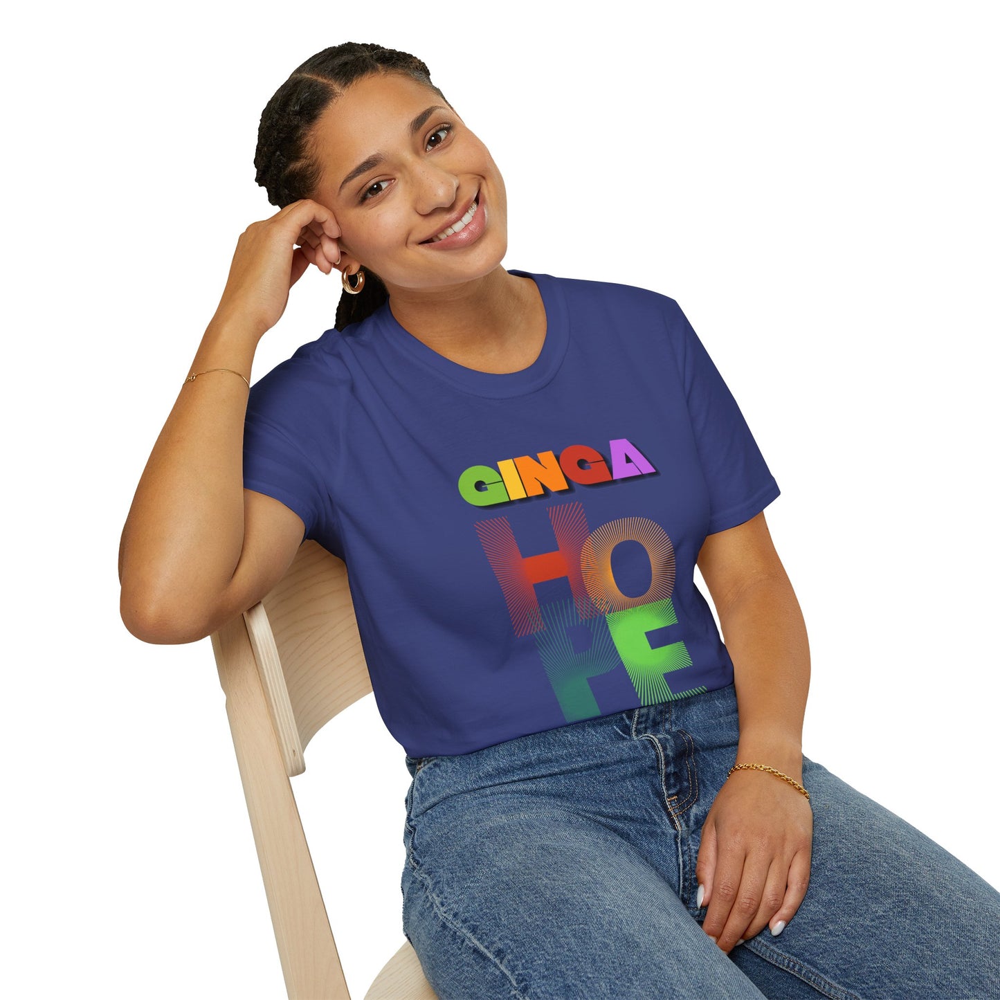 Colorful Hope Unisex T-Shirt, Inspirational Gift, Positive Message Tee, Casual Wear, Self-Care Apparel