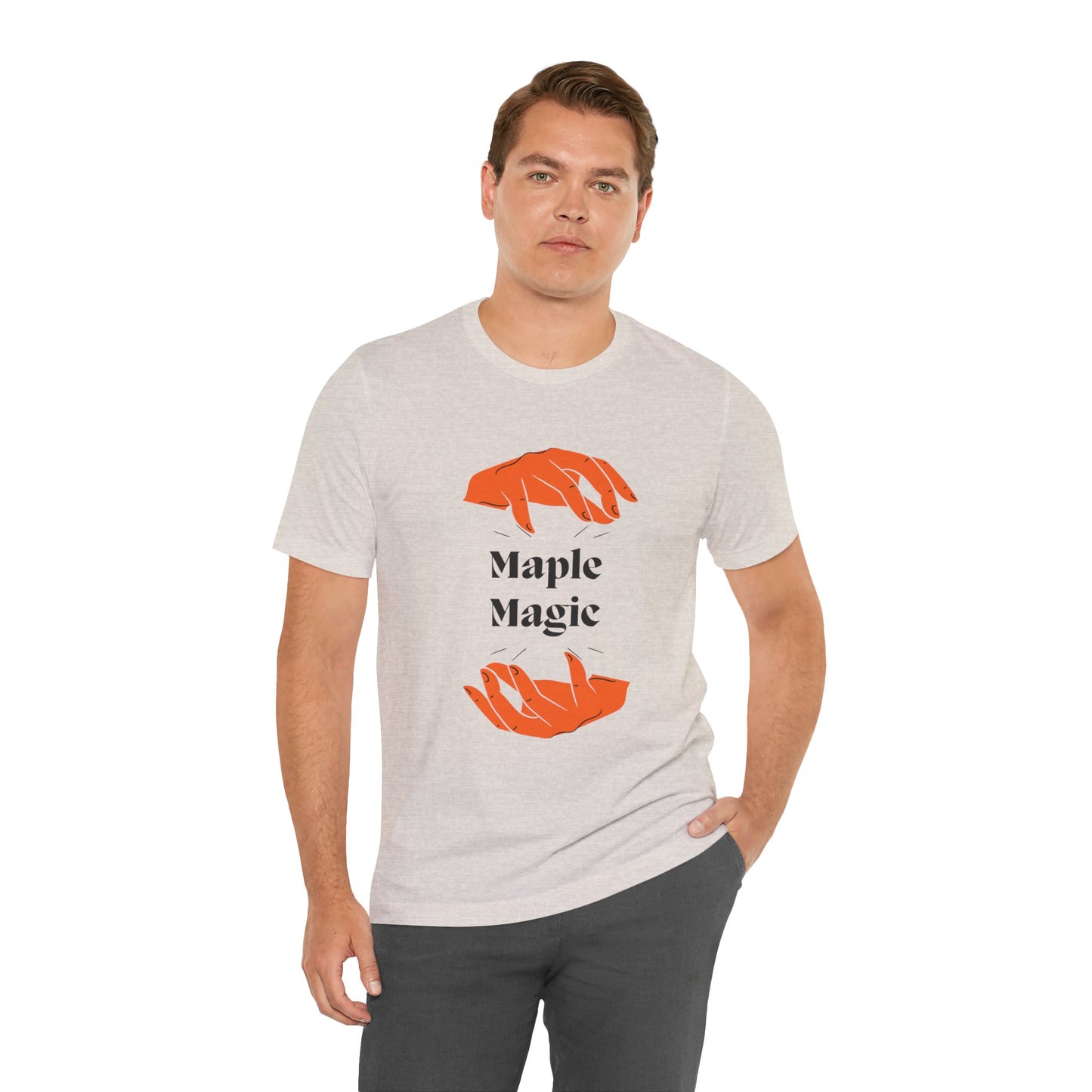 Maple Magic Unisex Tee - Cozy Casual Wear, Nature Lover Gift, Autumn Fashion, Eco-Friendly Style, Seasonal Celebration Top