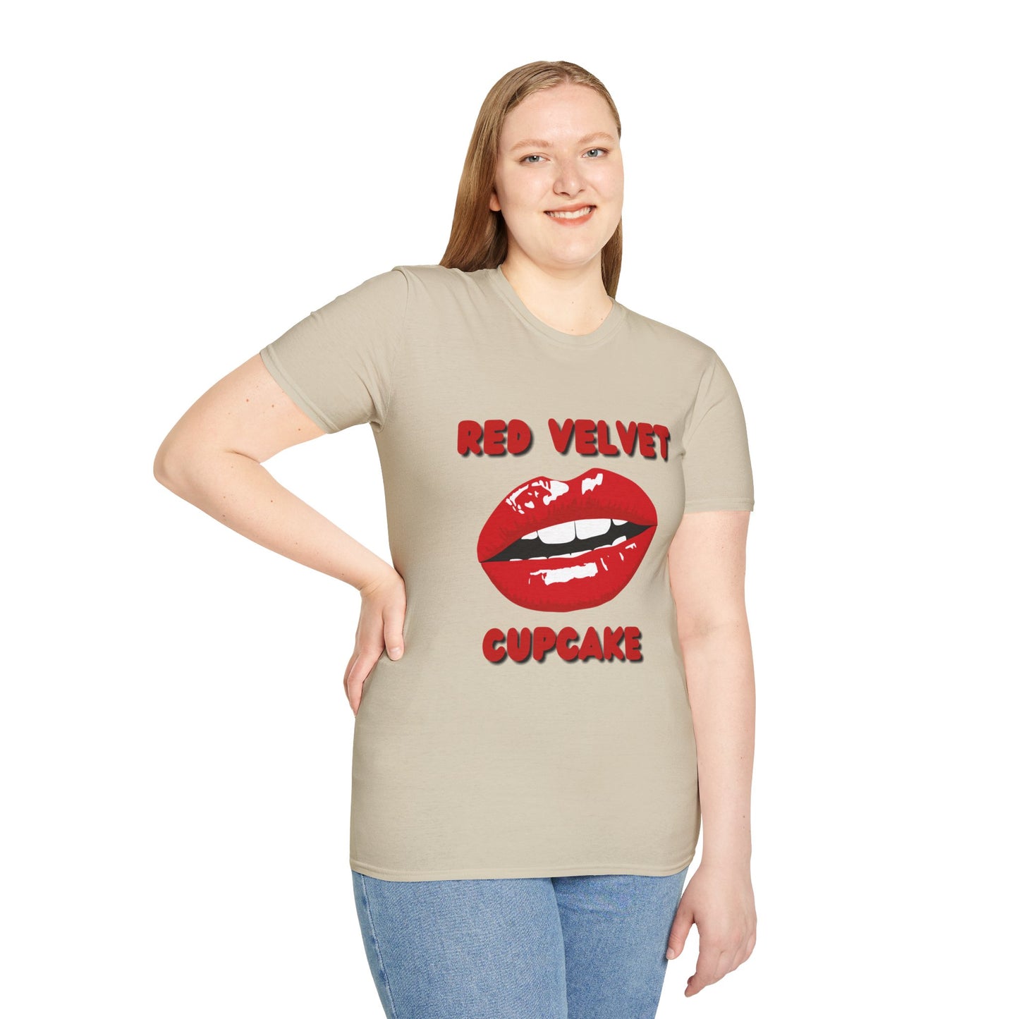 Red Velvet Cupcake T-Shirt, Unisex Graphic Tee, Funny Food Shirt, Birthday Gift, Dessert Lover Apparel, Baking Enthusiast Top