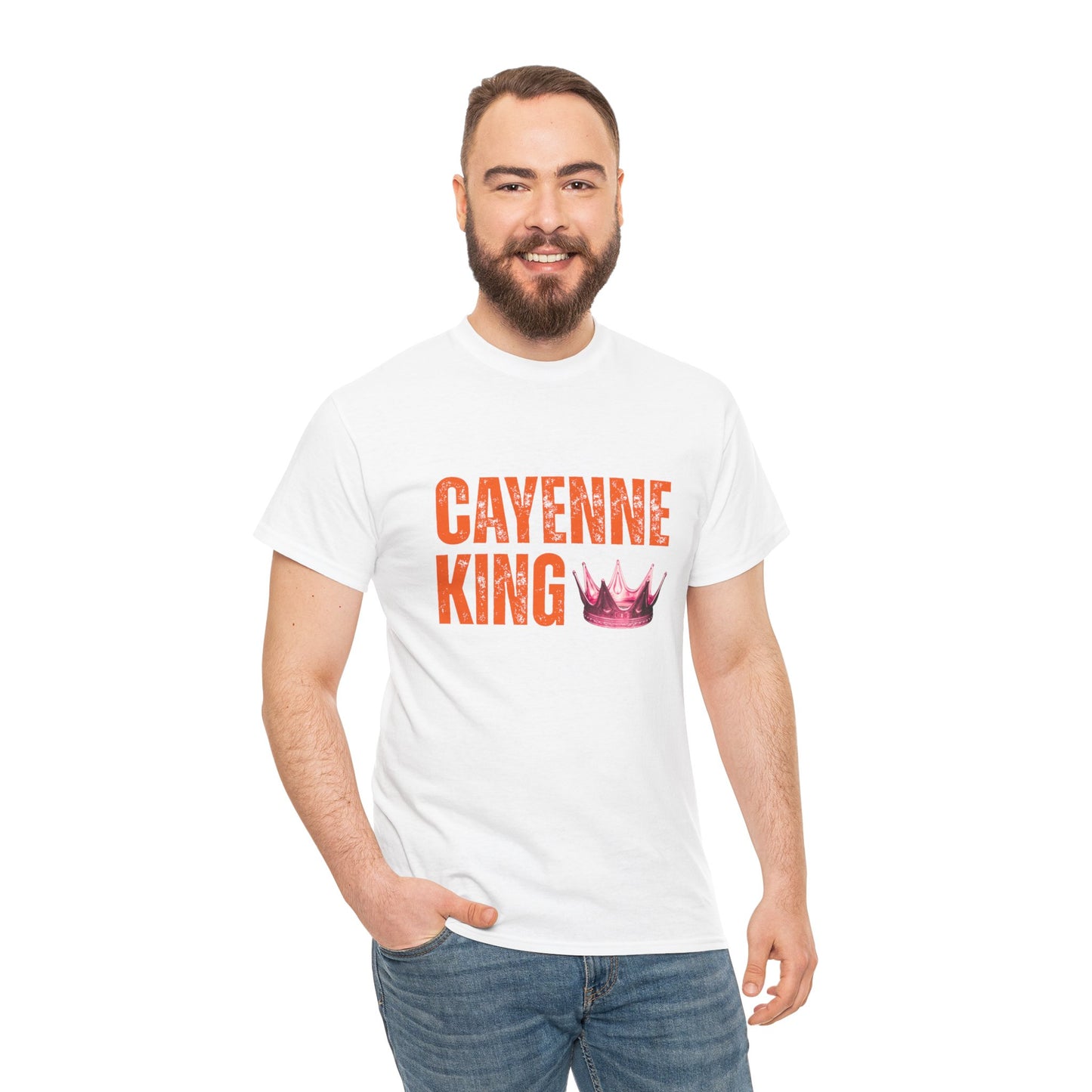 Cayenne King Cotton Tee | Unisex Graphic T-Shirt, Casual Wear, Birthday Gift, Affordable Fashion, Everyday Comfort