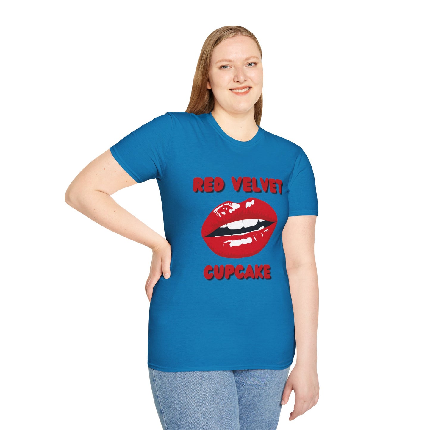 Red Velvet Cupcake T-Shirt, Unisex Graphic Tee, Funny Food Shirt, Birthday Gift, Dessert Lover Apparel, Baking Enthusiast Top