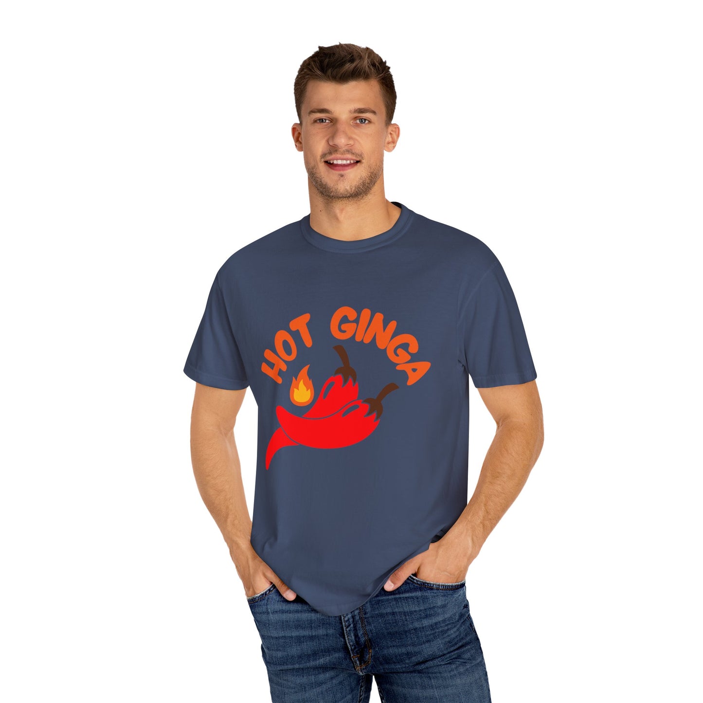 Spicy Chili T-Shirt, Hot Ginga Tee, Casual Summer Top, Gift for Spice Lovers, Unisex Graphic Shirt, Trendy Streetwear