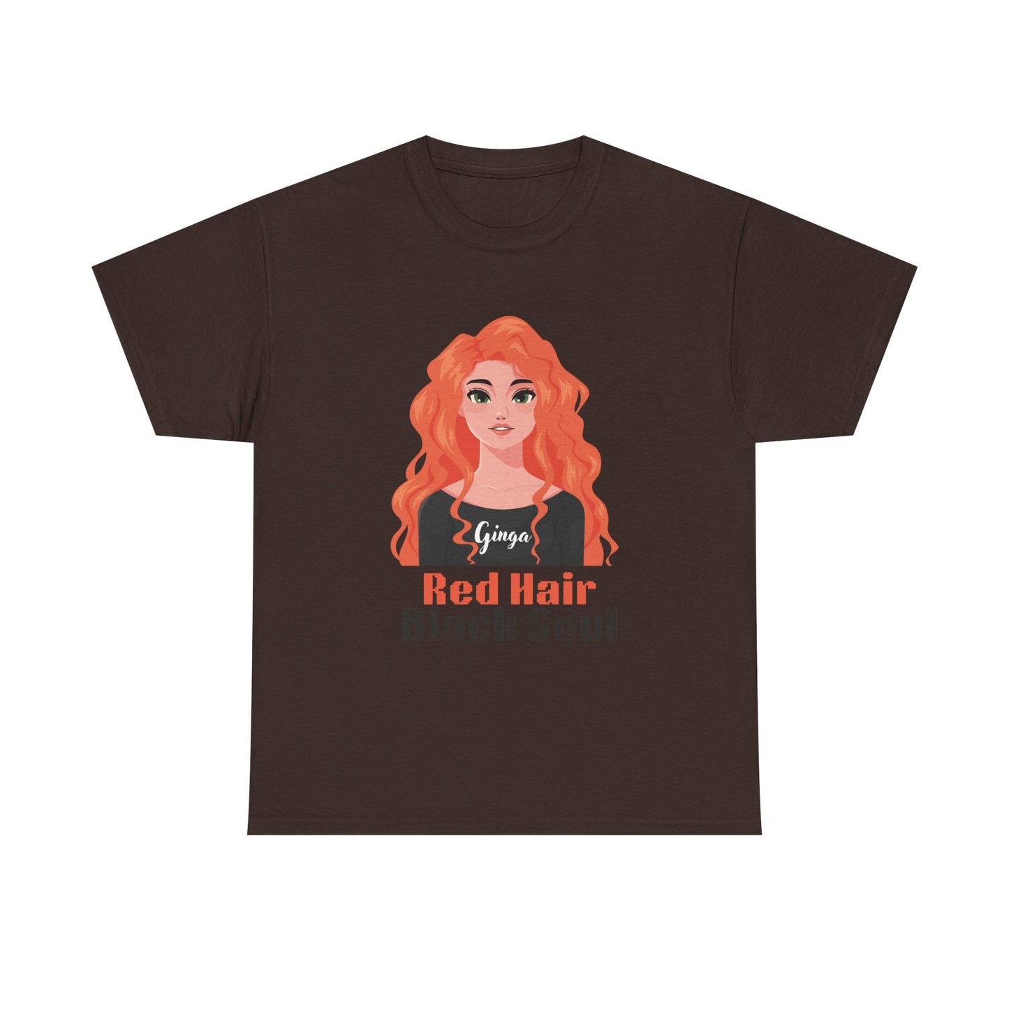 Red Hair, Black Soul Unisex Tee - Perfect Gift for Redheads, Unique Ginger Apparel, Casual Lifestyle, Fun Love Tee