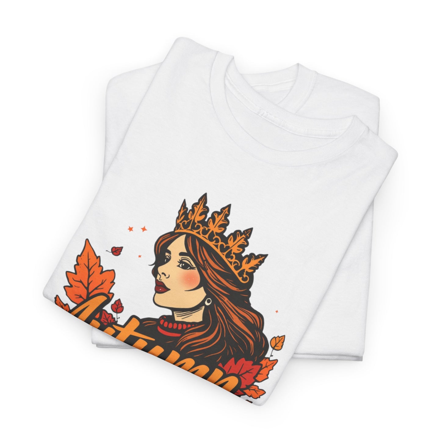Autumn Queen Graphic Tee | Fall Fashion, Seasonal Vibes, Gift for Her, Festival Chic, Casual Wear