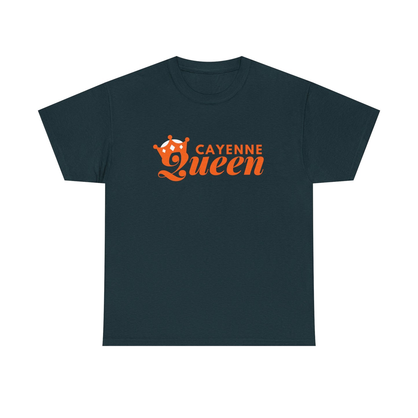 Cayenne Queen Unisex Heavy Cotton Tee, Casual Wear, Gift for Her, Birthday Shirt, Fun Quote Tee, Soft Cotton Top