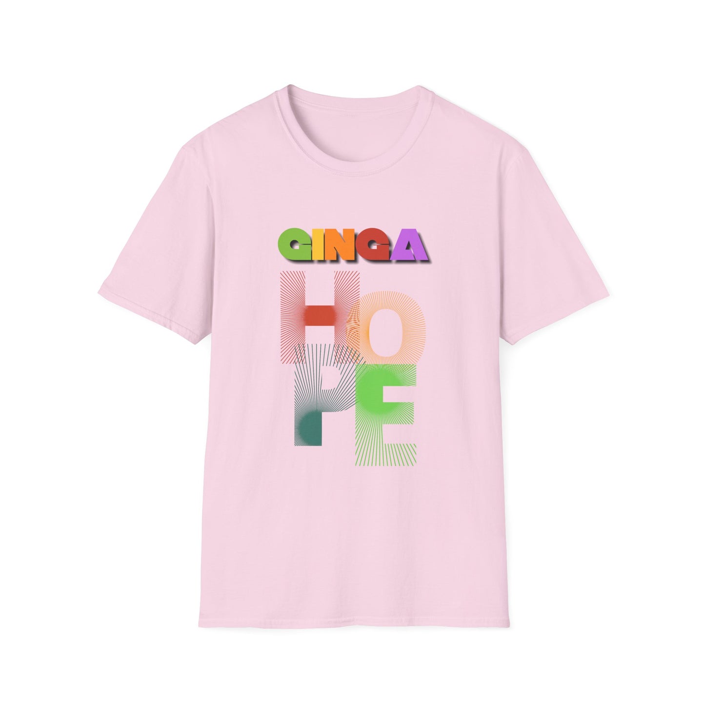 Colorful Hope Unisex T-Shirt, Inspirational Gift, Positive Message Tee, Casual Wear, Self-Care Apparel