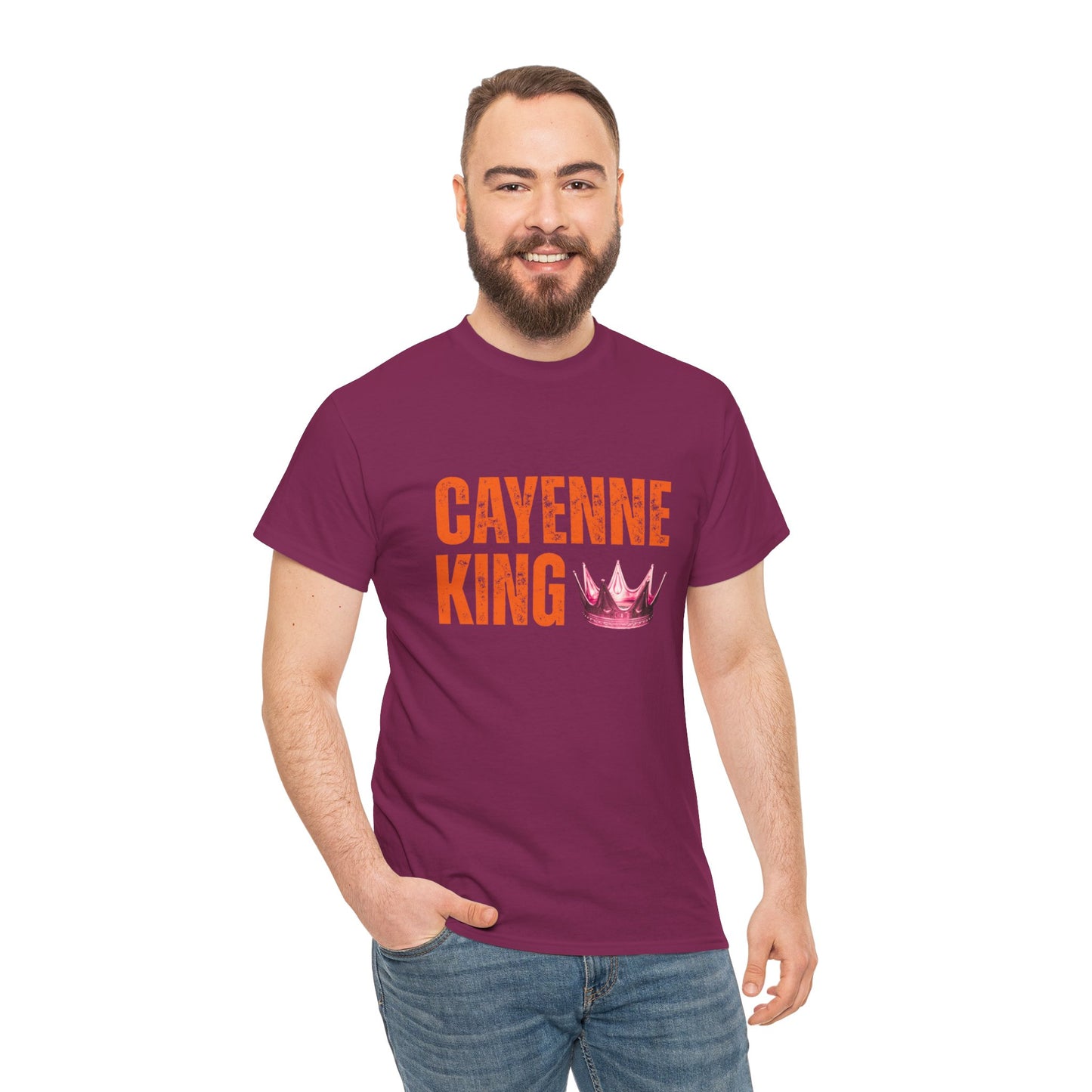 Cayenne King Cotton Tee | Unisex Graphic T-Shirt, Casual Wear, Birthday Gift, Affordable Fashion, Everyday Comfort
