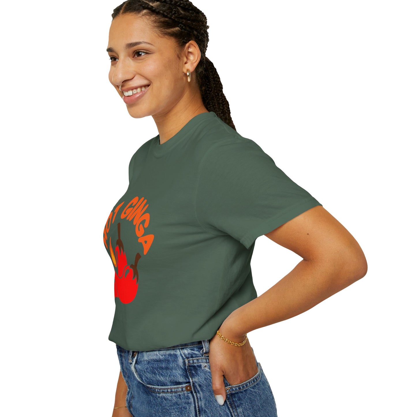 Spicy Chili T-Shirt, Hot Ginga Tee, Casual Summer Top, Gift for Spice Lovers, Unisex Graphic Shirt, Trendy Streetwear