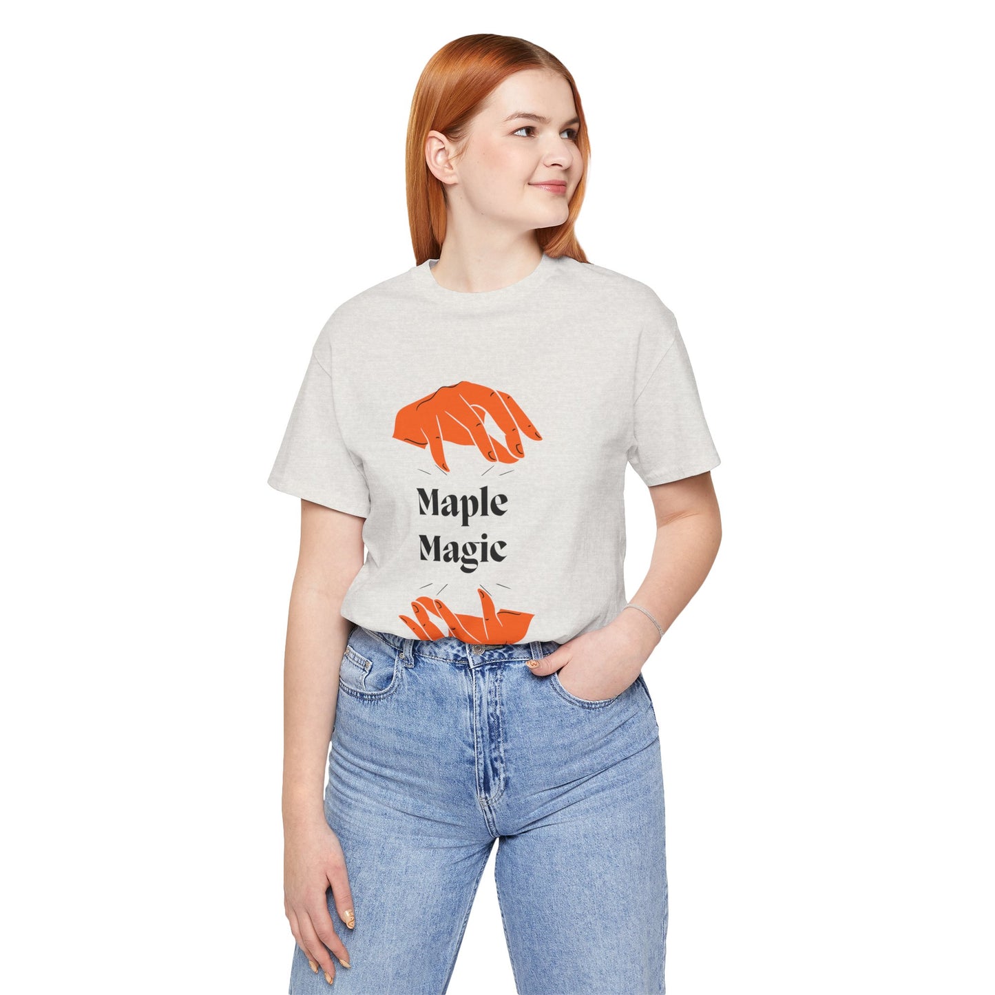 Maple Magic Unisex Tee - Cozy Casual Wear, Nature Lover Gift, Autumn Fashion, Eco-Friendly Style, Seasonal Celebration Top