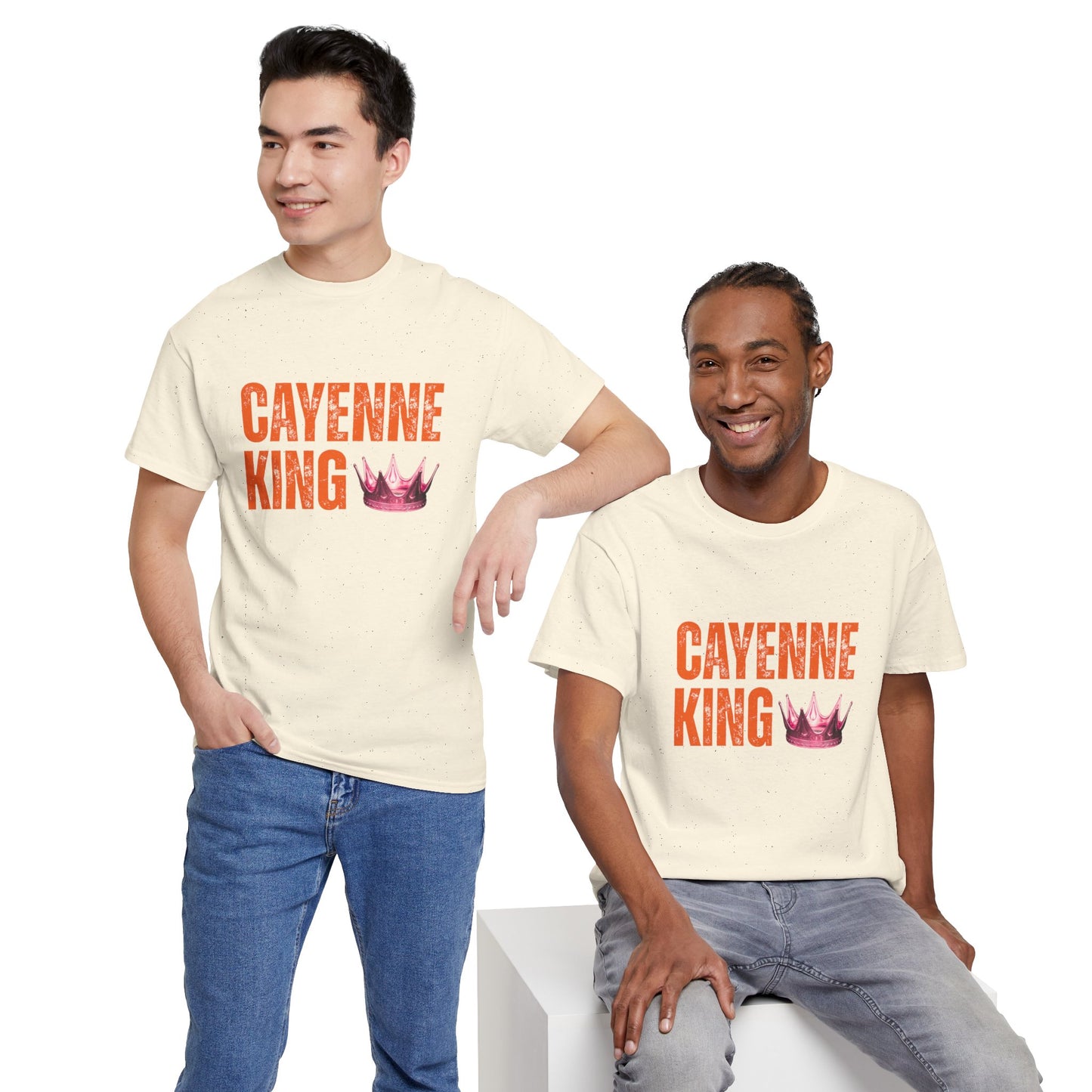 Cayenne King Cotton Tee | Unisex Graphic T-Shirt, Casual Wear, Birthday Gift, Affordable Fashion, Everyday Comfort