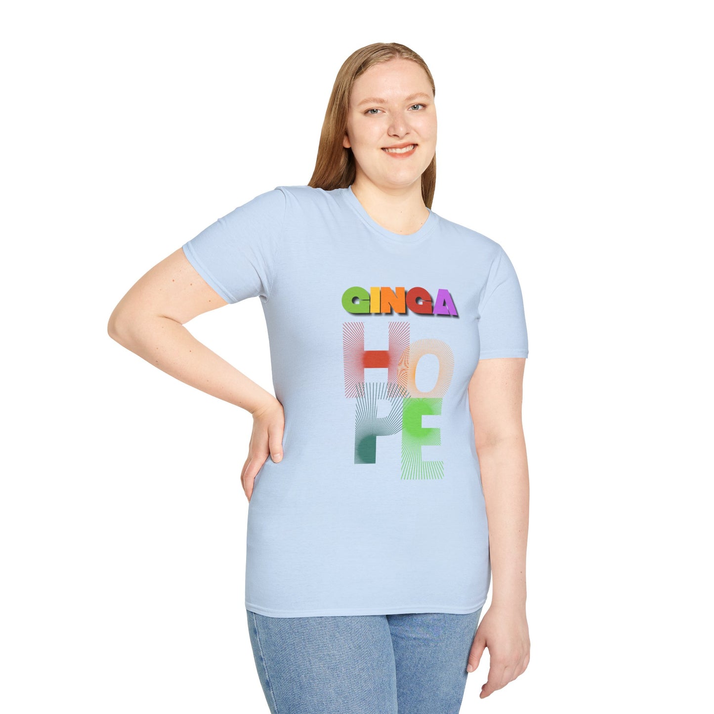 Colorful Hope Unisex T-Shirt, Inspirational Gift, Positive Message Tee, Casual Wear, Self-Care Apparel
