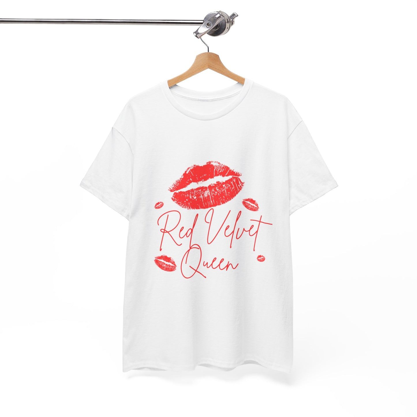 Red Velvet Queen Tee - Flirty Cotton T-Shirt for Her, Cute Gift for Girlfriends, Valentine's Day, Birthday, Casual Wear