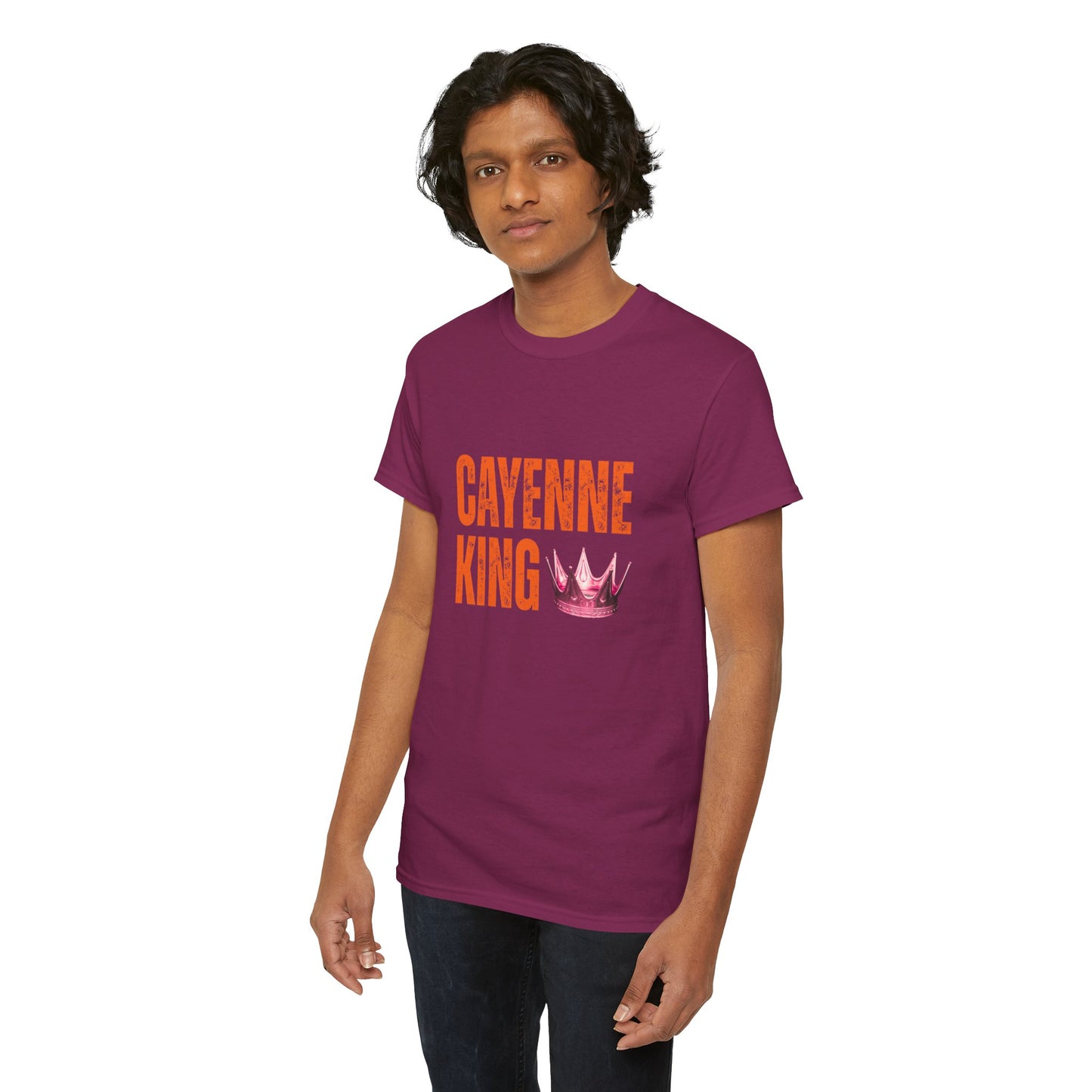 Cayenne King Cotton Tee | Unisex Graphic T-Shirt, Casual Wear, Birthday Gift, Affordable Fashion, Everyday Comfort