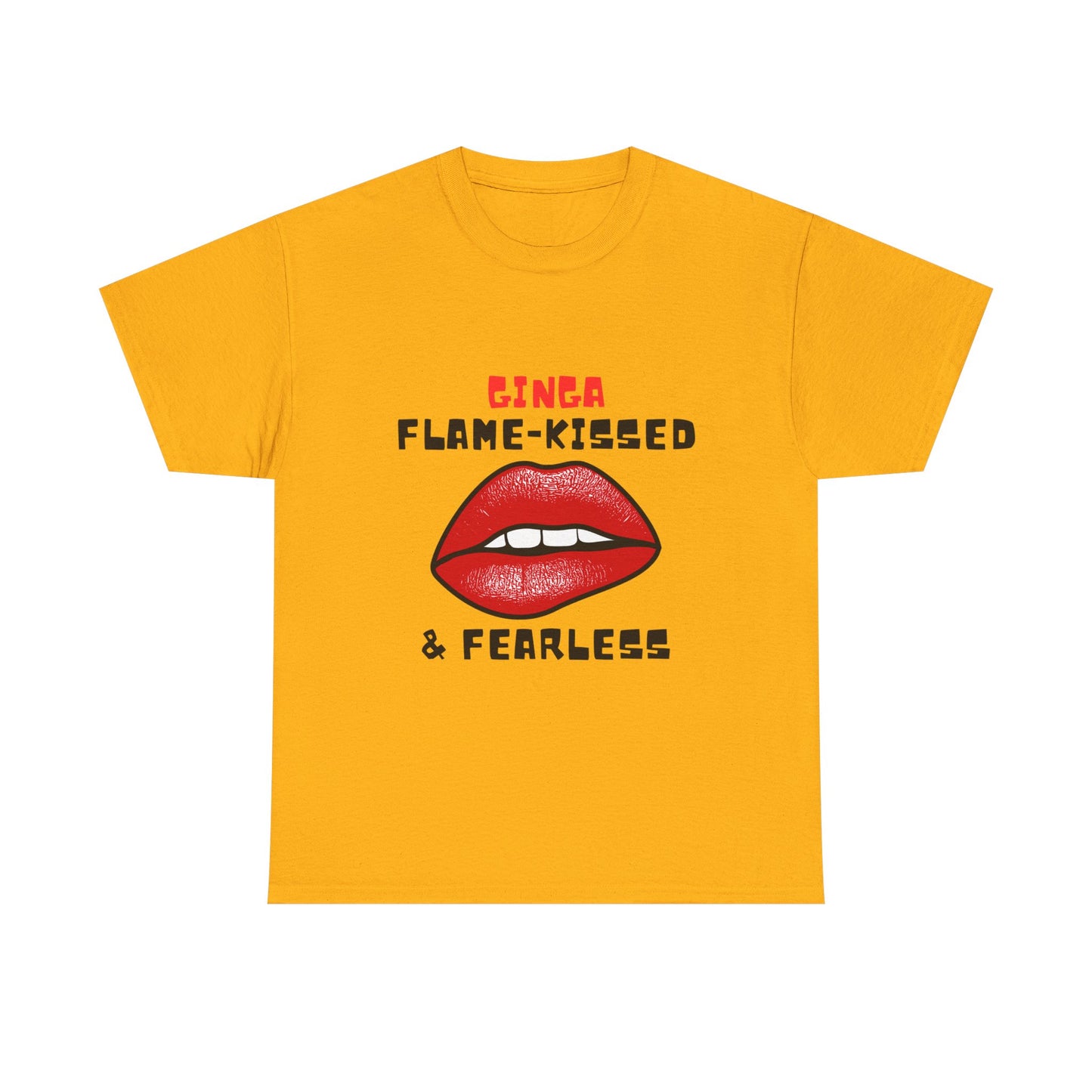 Flame-Kissed & Fearless Tee | Unisex Cotton Graphic Shirt, Casual Wear, Gift for Her, Statement T-Shirt, Summer Fashion