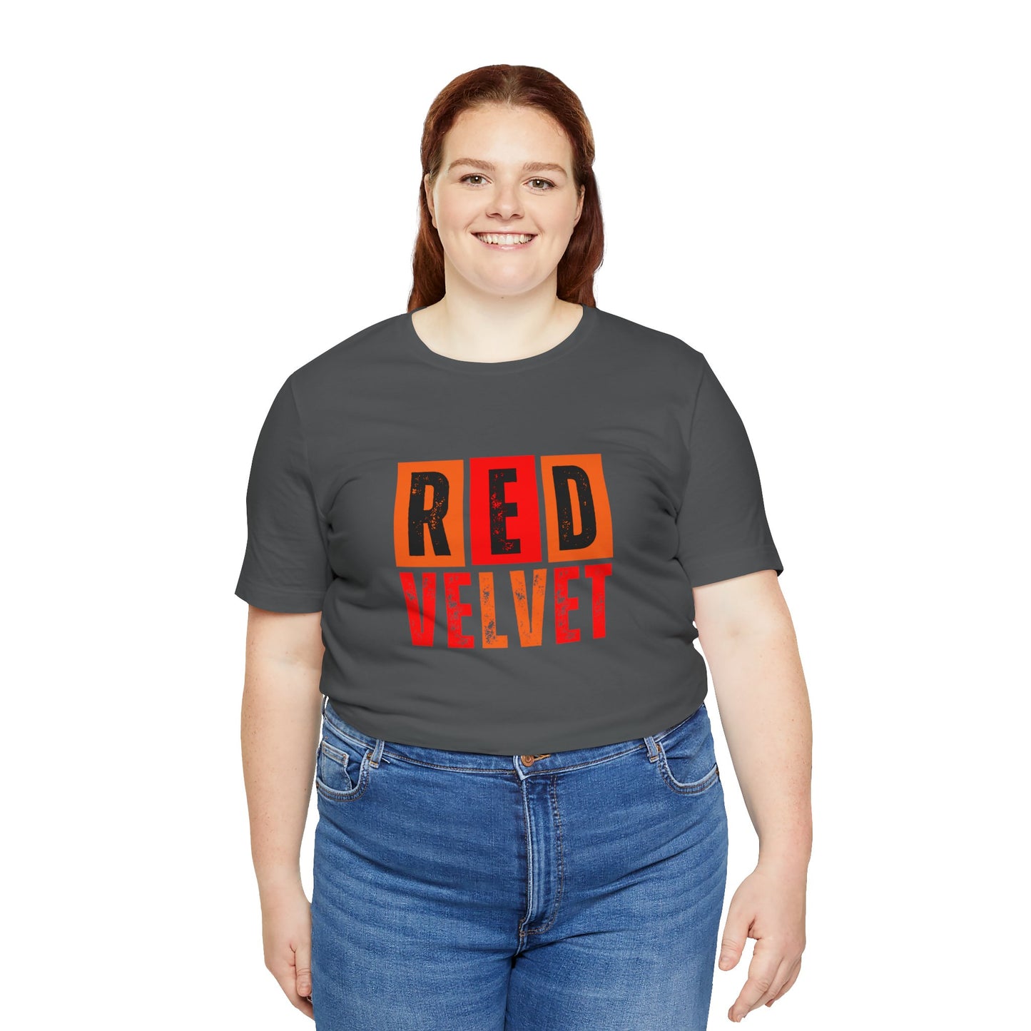 Red Velvet T-Shirt - Unisex Jersey Tee, Music Lover Gift, Concert Apparel, Casual Wear, Cute Graphic Tee, Gift for Her