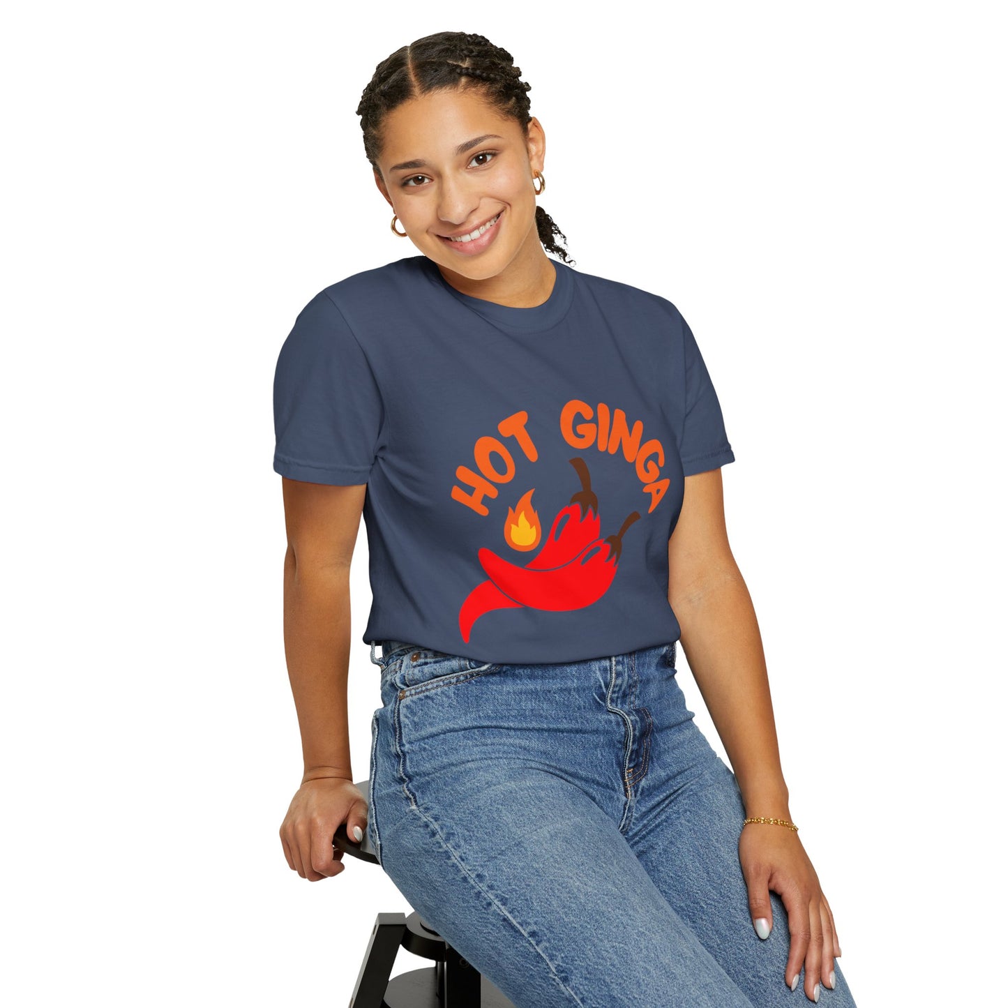 Spicy Chili T-Shirt, Hot Ginga Tee, Casual Summer Top, Gift for Spice Lovers, Unisex Graphic Shirt, Trendy Streetwear