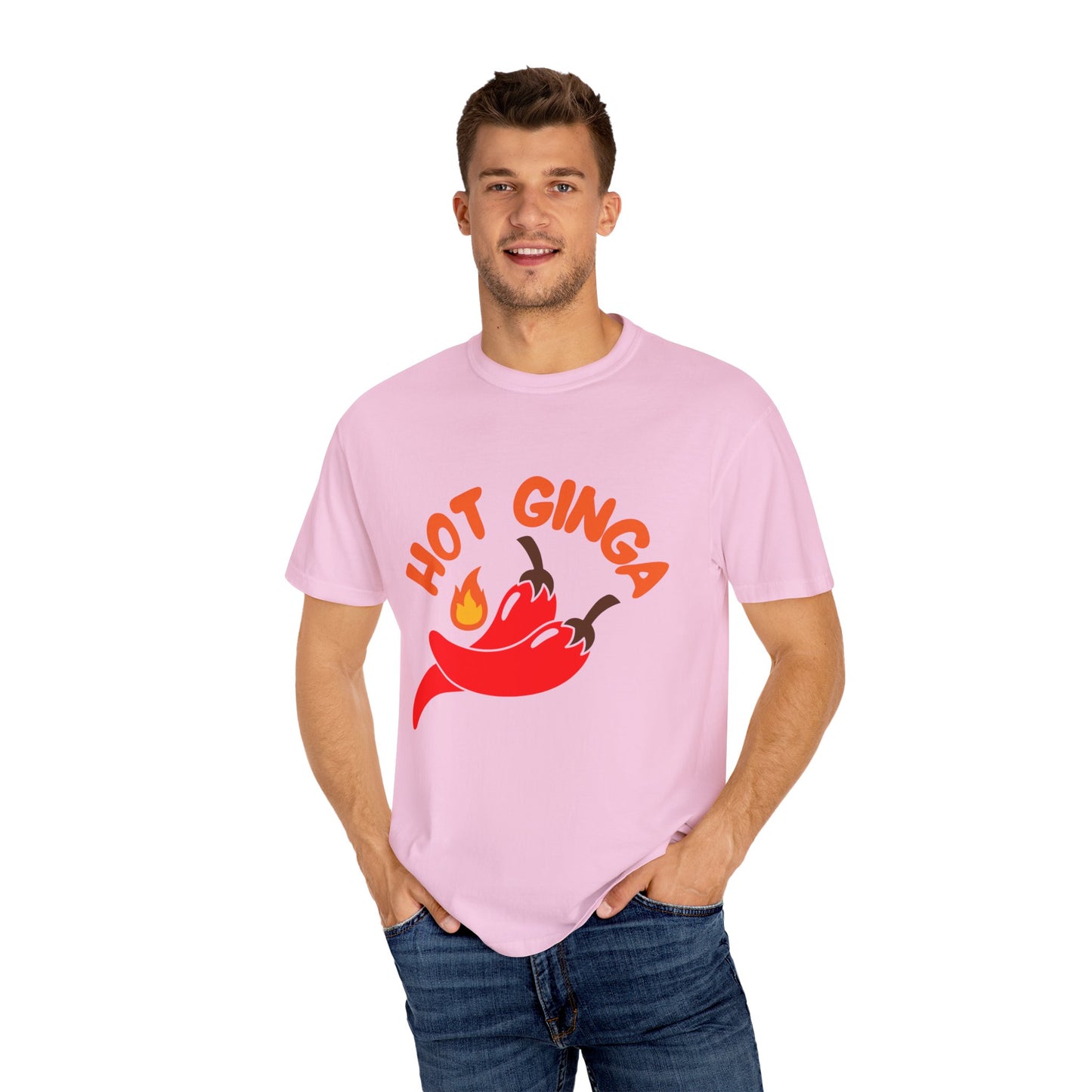 Spicy Chili T-Shirt, Hot Ginga Tee, Casual Summer Top, Gift for Spice Lovers, Unisex Graphic Shirt, Trendy Streetwear