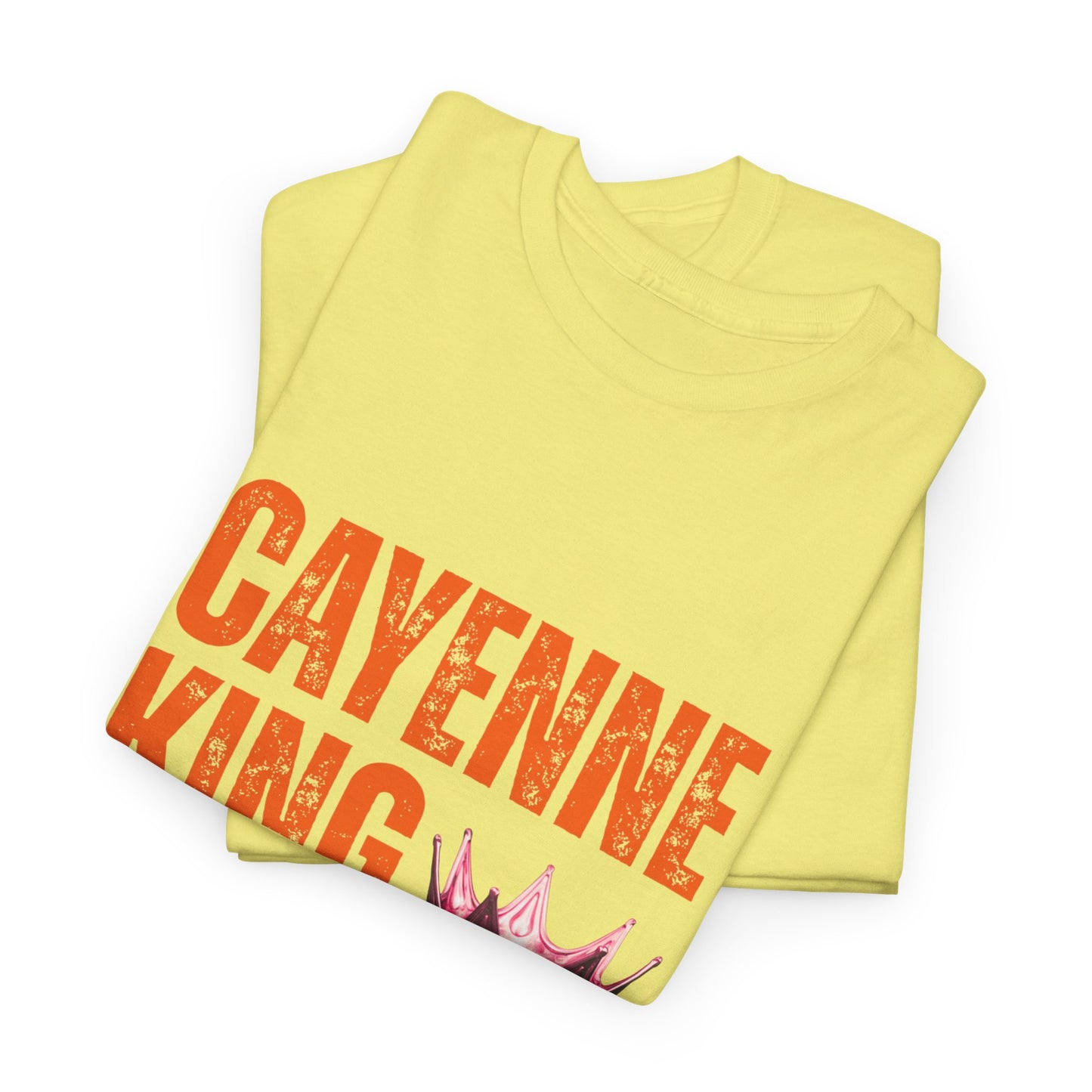 Cayenne King Cotton Tee | Unisex Graphic T-Shirt, Casual Wear, Birthday Gift, Affordable Fashion, Everyday Comfort