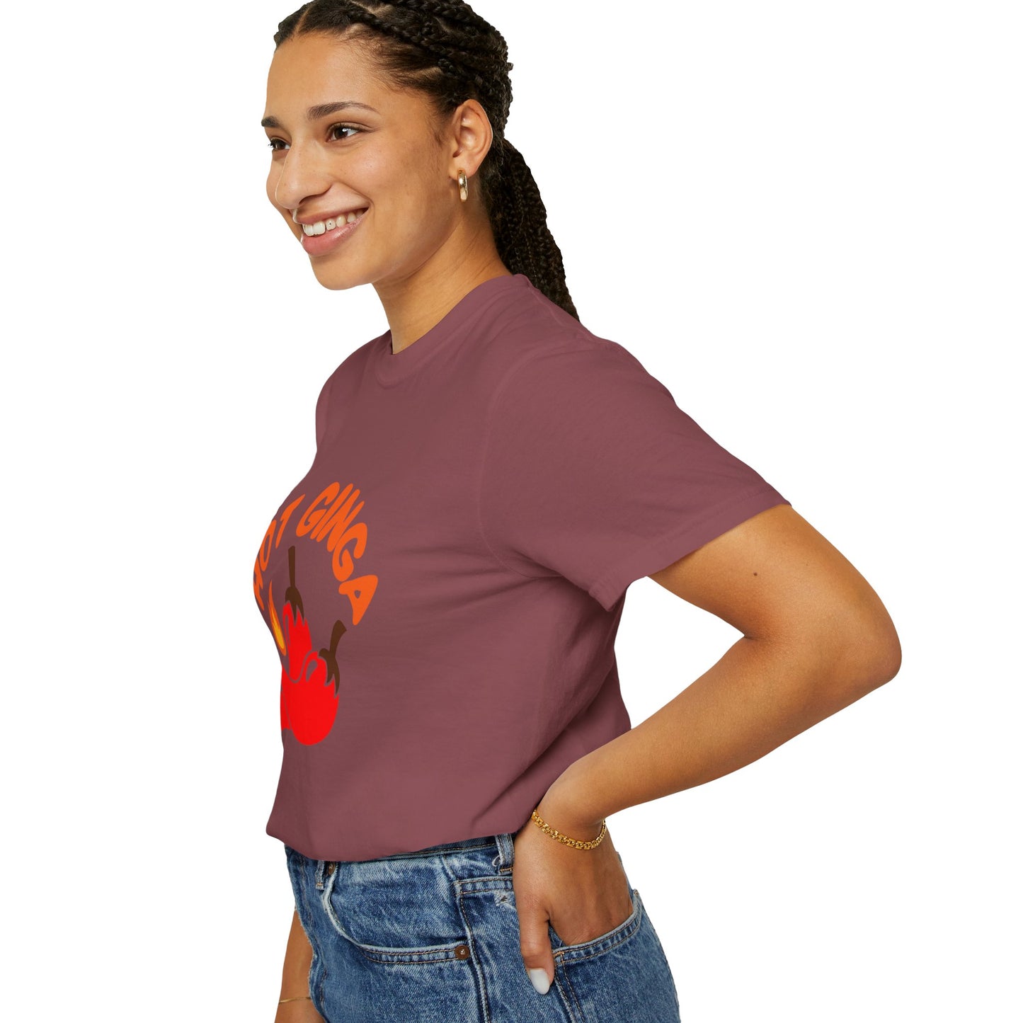 Spicy Chili T-Shirt, Hot Ginga Tee, Casual Summer Top, Gift for Spice Lovers, Unisex Graphic Shirt, Trendy Streetwear