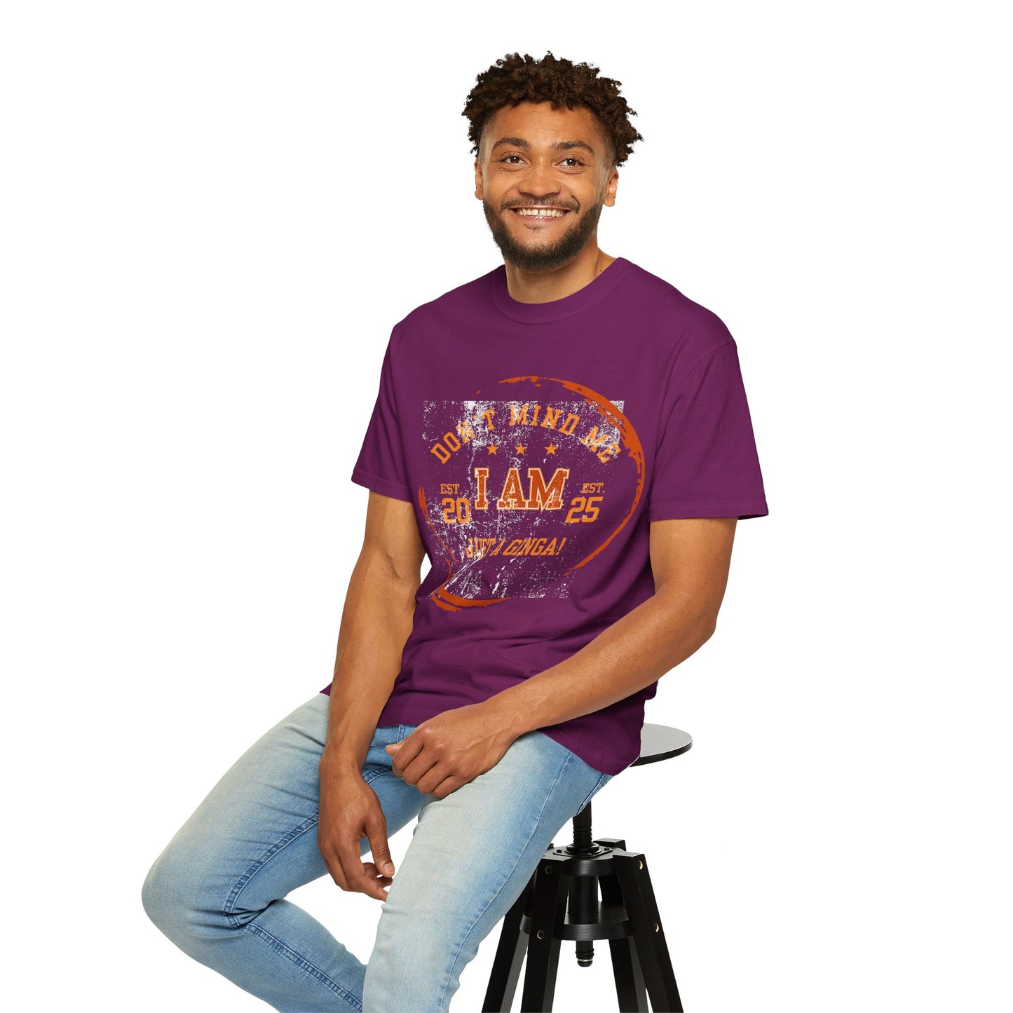 Ginga Birthday T-shirt, Funny Ginga Shirt, Unisex Gift, Casual Wear, Birthday Celebration Tee, Humor T-shirt, Garment-Dyed Shirt