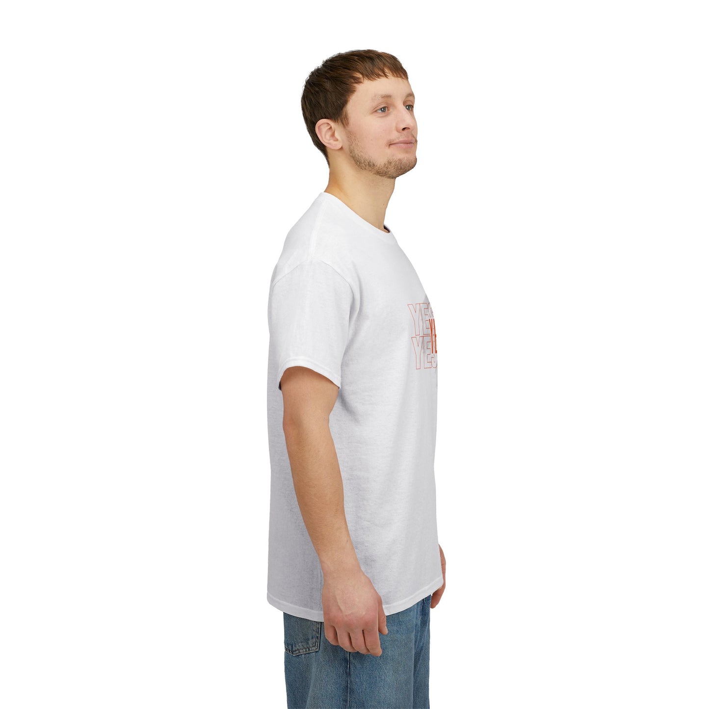 Yes, It's Real Unisex Heavy Cotton Tee - Casual Wear, Gift for Friends, Fashion Statement, Everyday Comfort, Trendy Apparel