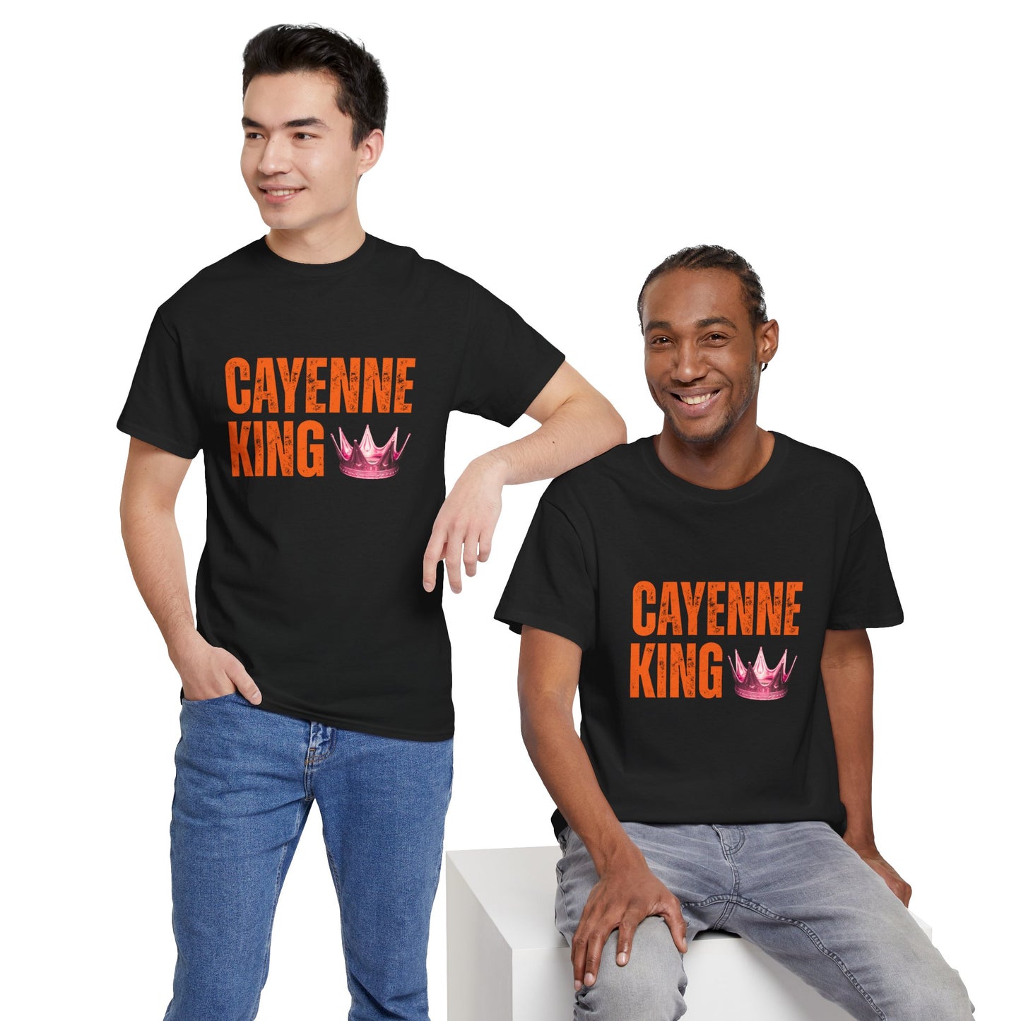 Cayenne King Cotton Tee | Unisex Graphic T-Shirt, Casual Wear, Birthday Gift, Affordable Fashion, Everyday Comfort