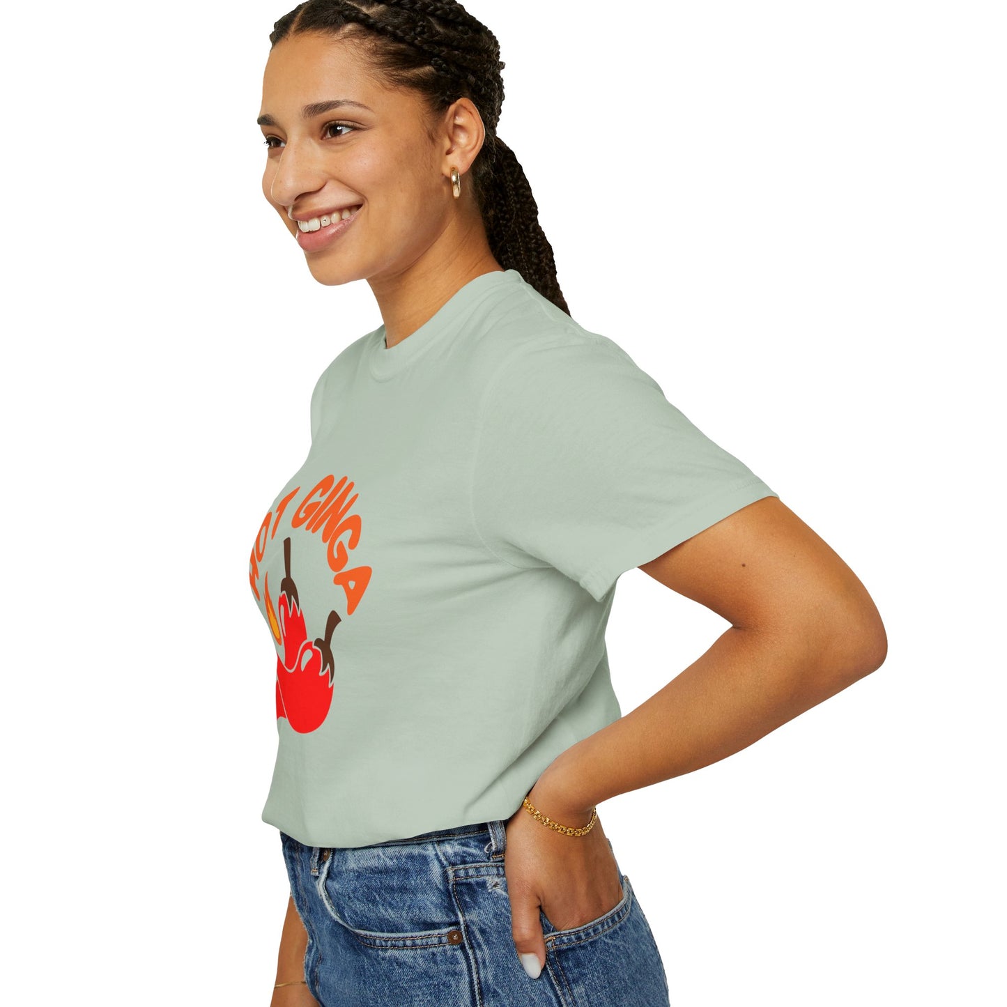 Spicy Chili T-Shirt, Hot Ginga Tee, Casual Summer Top, Gift for Spice Lovers, Unisex Graphic Shirt, Trendy Streetwear