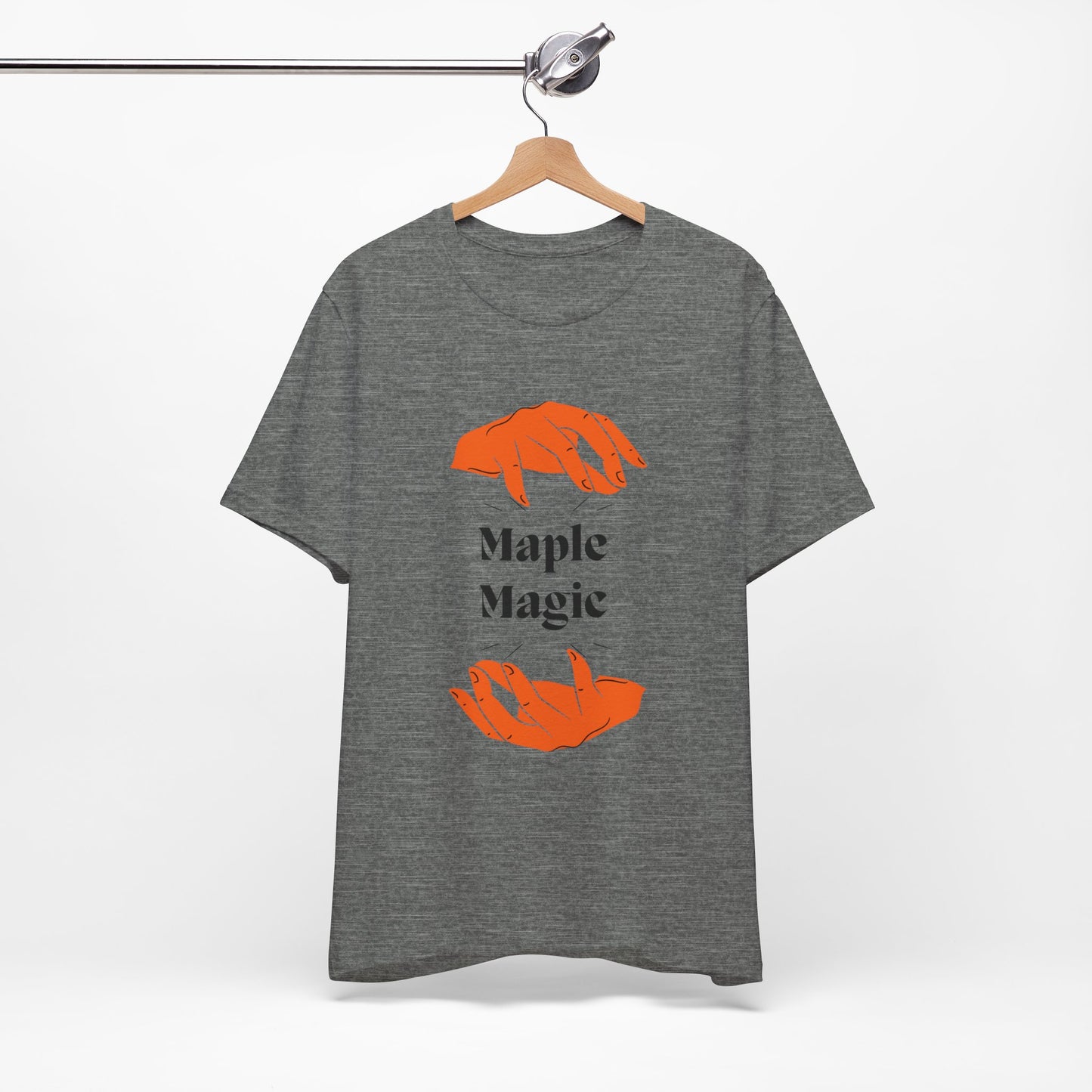 Maple Magic Unisex Tee - Cozy Casual Wear, Nature Lover Gift, Autumn Fashion, Eco-Friendly Style, Seasonal Celebration Top