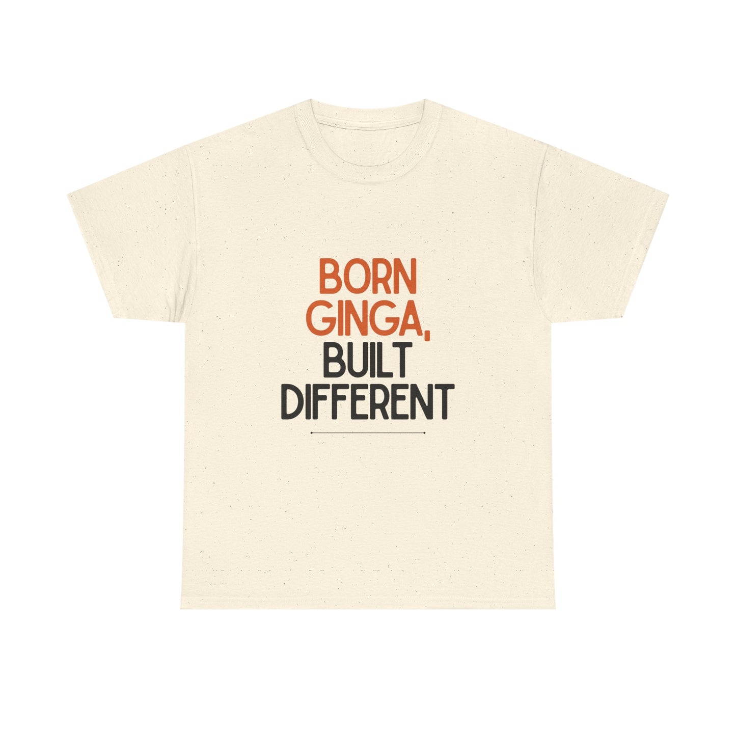 Born Ginga Unisex Heavy Cotton Tee - Celebrate Uniqueness, Casual Wear, Gift for Friends, Everyday Comfort, Statement T-Shirt