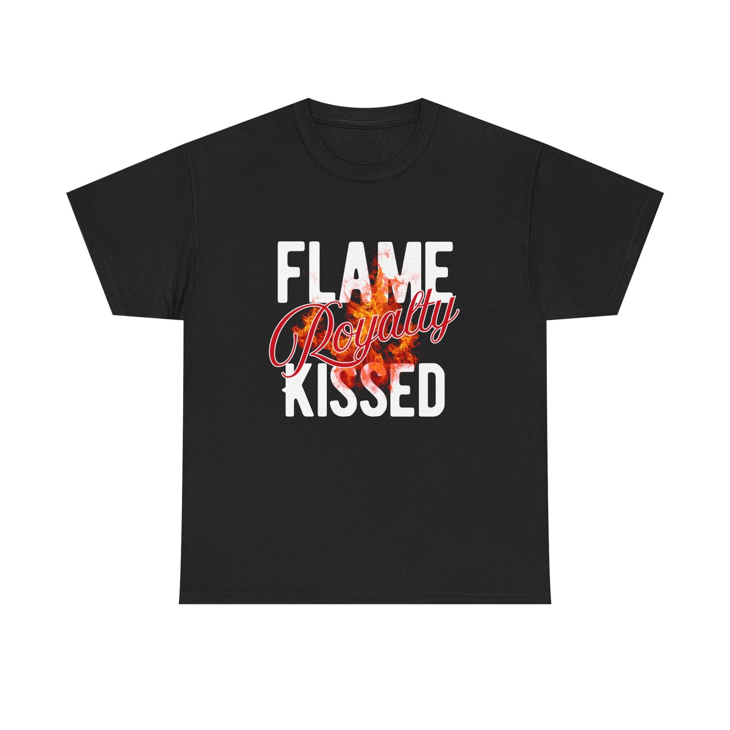 Flame Kissed Unisex Heavy Cotton Tee - Trendy Graphic Tee, Streetwear Fashion, Gift for Him/Her, Casual Outfit Staple, Statement Shirt