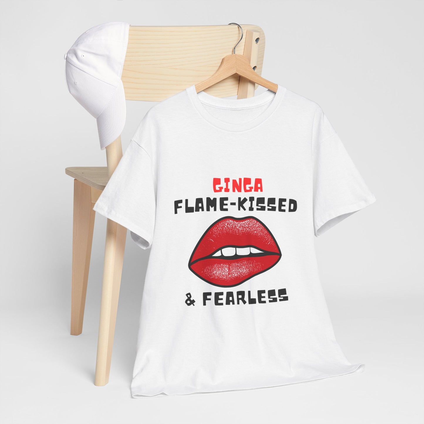 Flame-Kissed & Fearless Tee | Unisex Cotton Graphic Shirt, Casual Wear, Gift for Her, Statement T-Shirt, Summer Fashion
