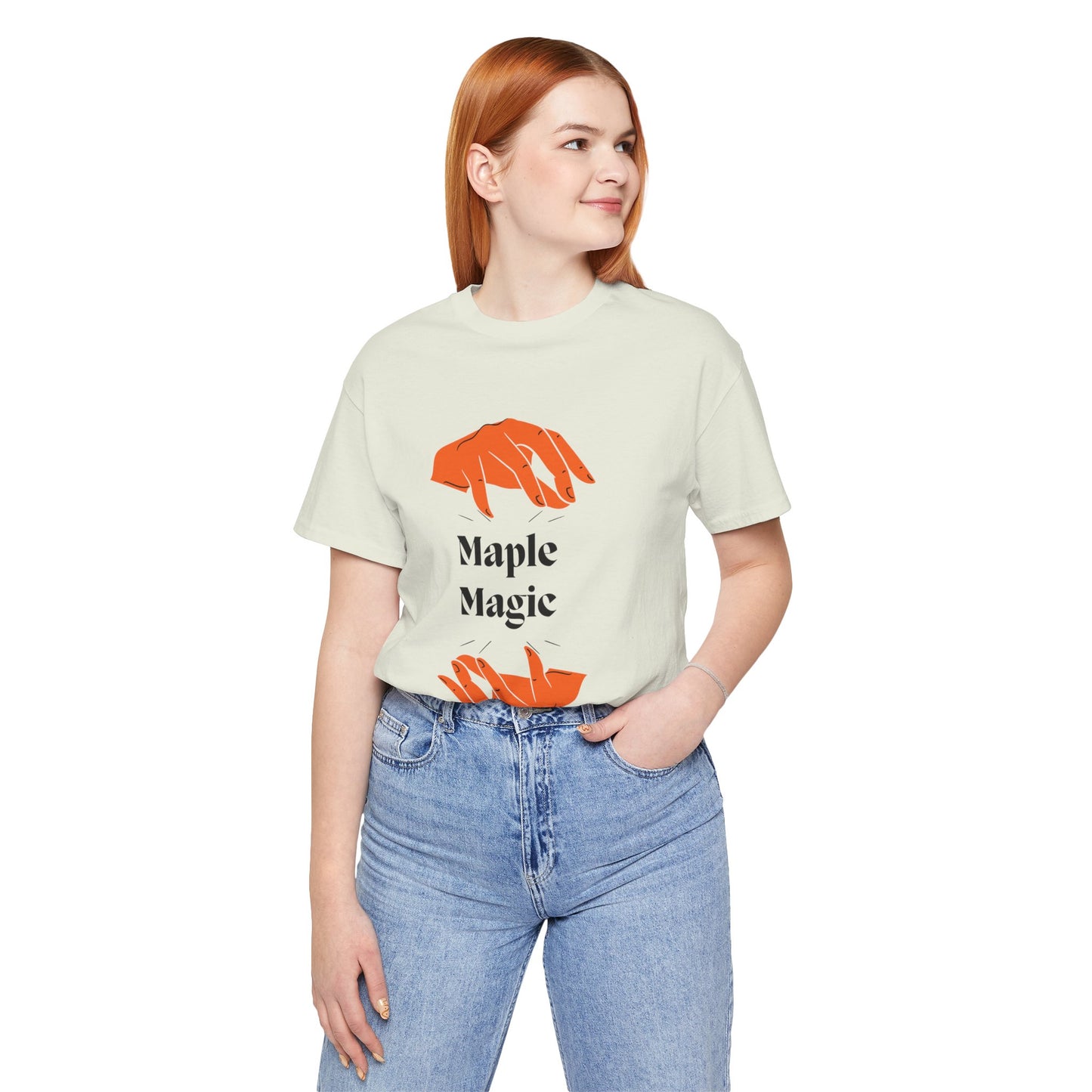 Maple Magic Unisex Tee - Cozy Casual Wear, Nature Lover Gift, Autumn Fashion, Eco-Friendly Style, Seasonal Celebration Top