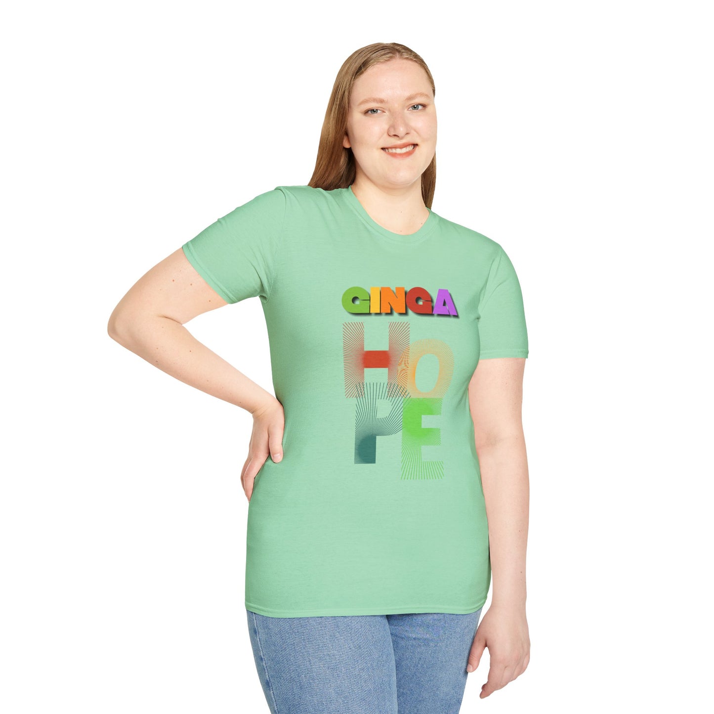 Colorful Hope Unisex T-Shirt, Inspirational Gift, Positive Message Tee, Casual Wear, Self-Care Apparel
