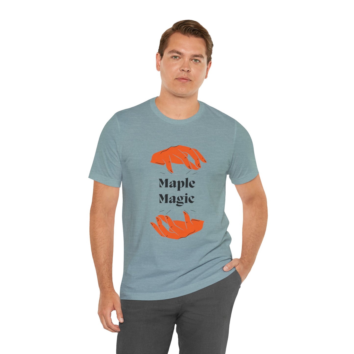 Maple Magic Unisex Tee - Cozy Casual Wear, Nature Lover Gift, Autumn Fashion, Eco-Friendly Style, Seasonal Celebration Top