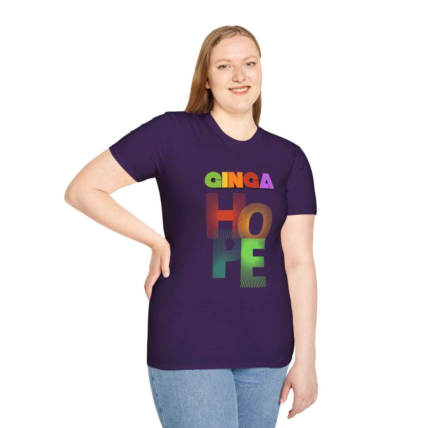 Colorful Hope Unisex T-Shirt, Inspirational Gift, Positive Message Tee, Casual Wear, Self-Care Apparel