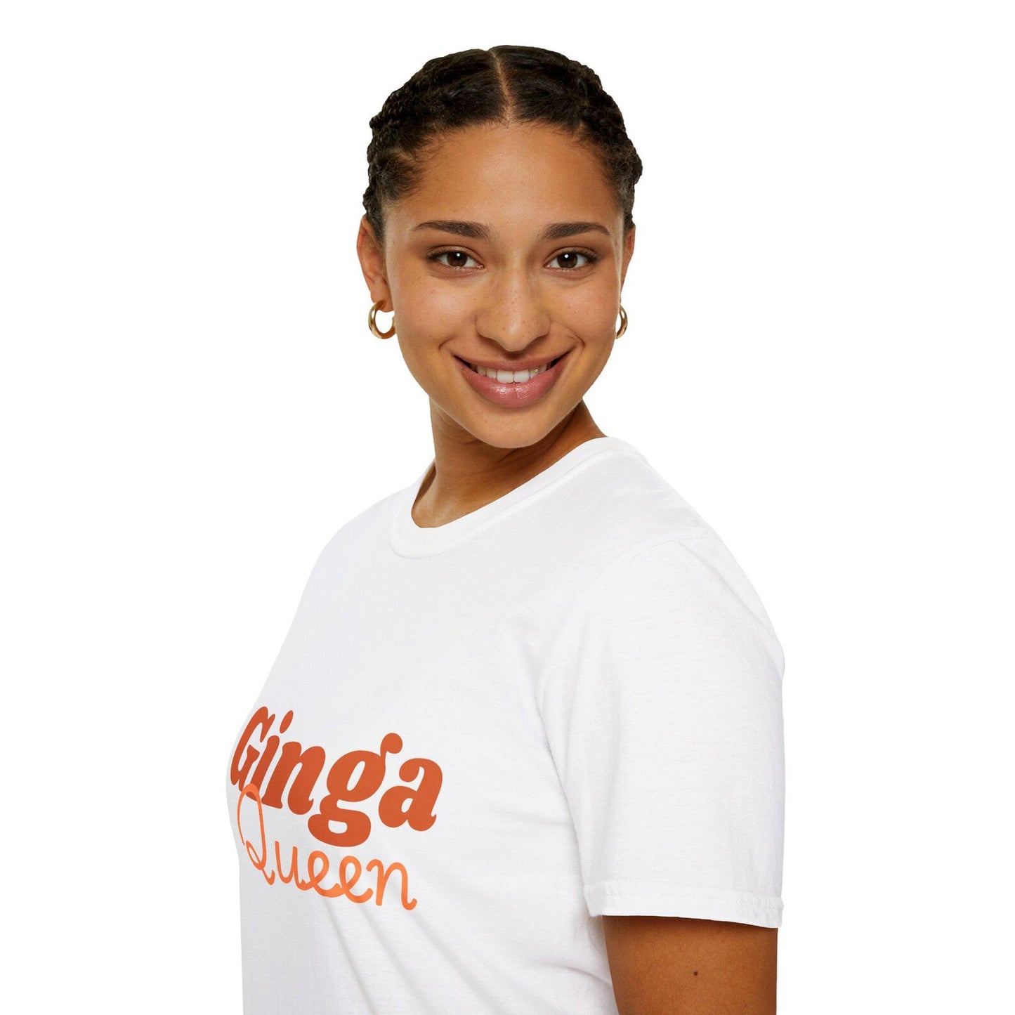Ginga Queen Unisex T-Shirt - Fun Gift for Women, Casual Wear, Summer Fashion, Birthday Gift, Comfortable Tees