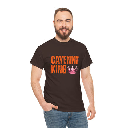 Cayenne King Cotton Tee | Unisex Graphic T-Shirt, Casual Wear, Birthday Gift, Affordable Fashion, Everyday Comfort