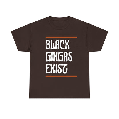 Bold Identity Unisex Tee, Statement Shirt, Gifting, Pride Apparel, Fun Casual Wear, Black Gingers Exist