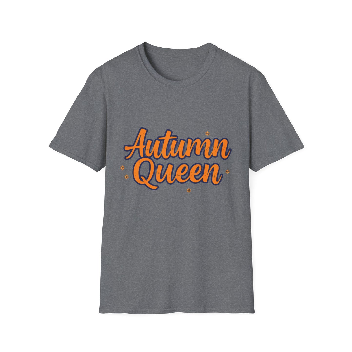 Autumn Queen Unisex Softstyle T-Shirt, Cozy Fall Tee, Gift for Autumn Lover, Seasonal Fashion, Thanksgiving Celebration Top
