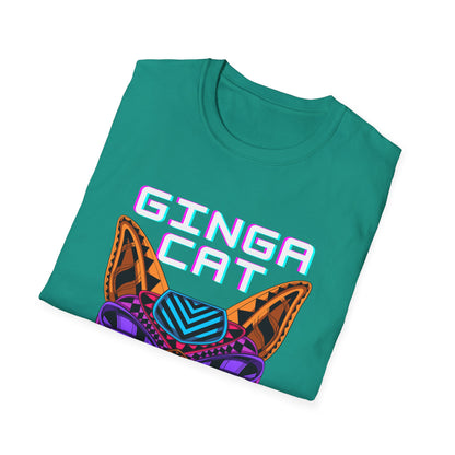 Vibrant Ginga Cat T-Shirt | Unisex Tee, Cat Lover Gift, Colorful Graphic Tee, Fun Fashion, Unique Casual Wear
