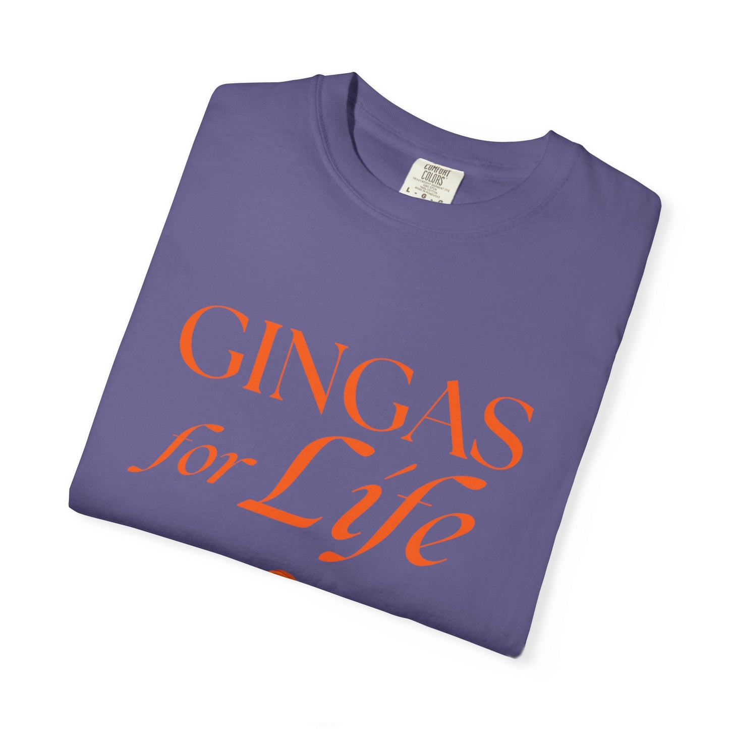 Gingas for Life T-Shirt, Fun T-Shirt for Redheads, Unisex Gift for Friends, Casual Wear, Celebration Tee